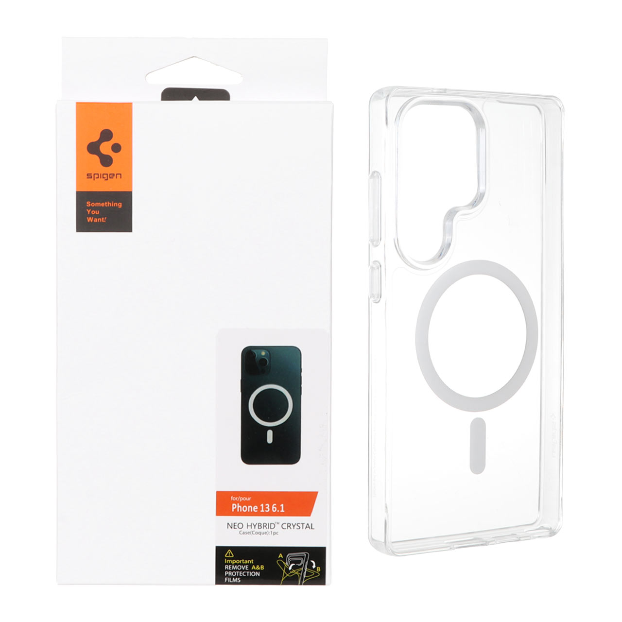 قاب شفاف اورجینال Spigen Neo Hybrid Crystal MagFit مناسب برای سامسونگ گلکسی اس ۲۵ اولترا