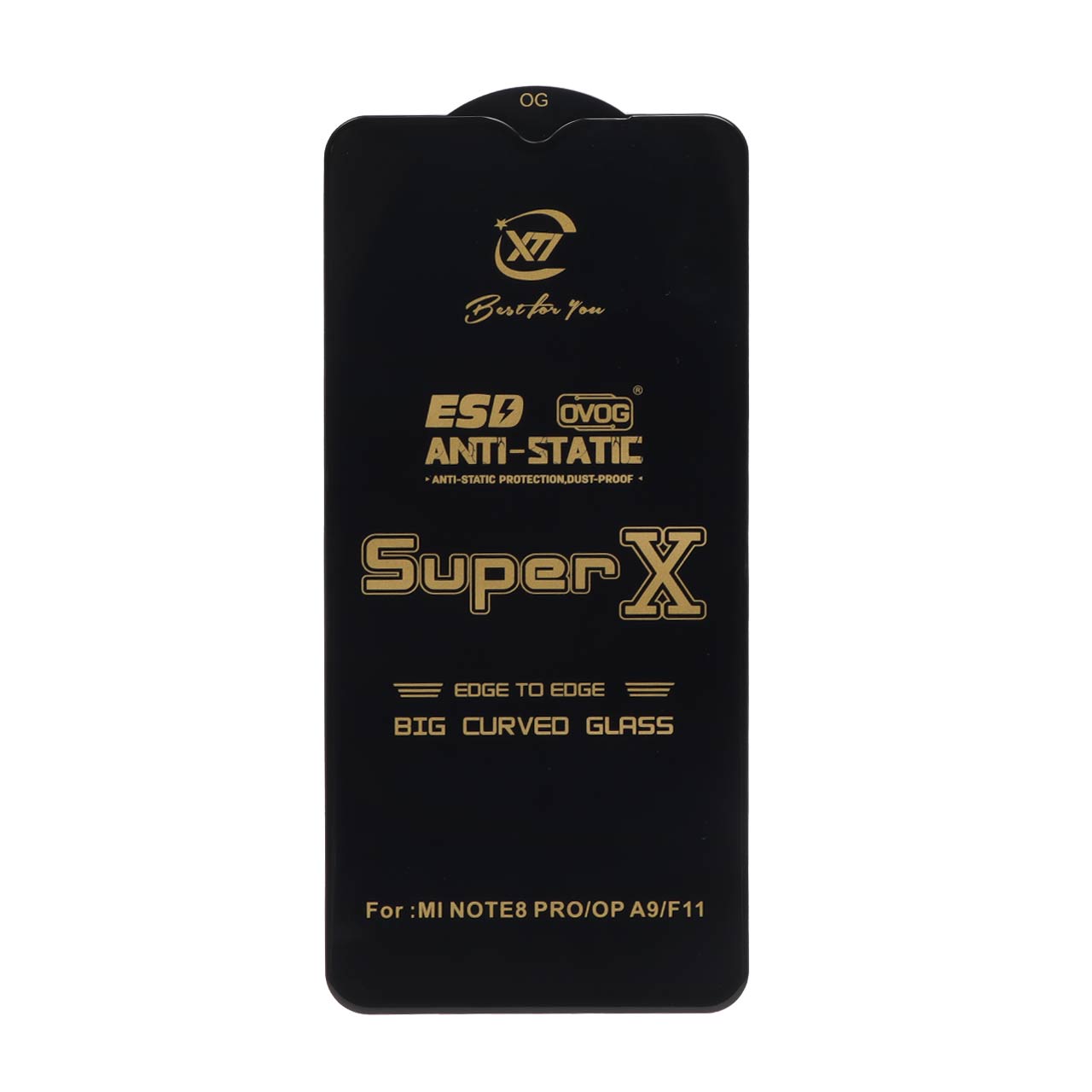 محافظ صفحه نمایش فول کاور آنتی استاتیک Super X مناسب برای شیائومی نوت 8 پرو، پوکو ام 3 و ردمی 9 تی