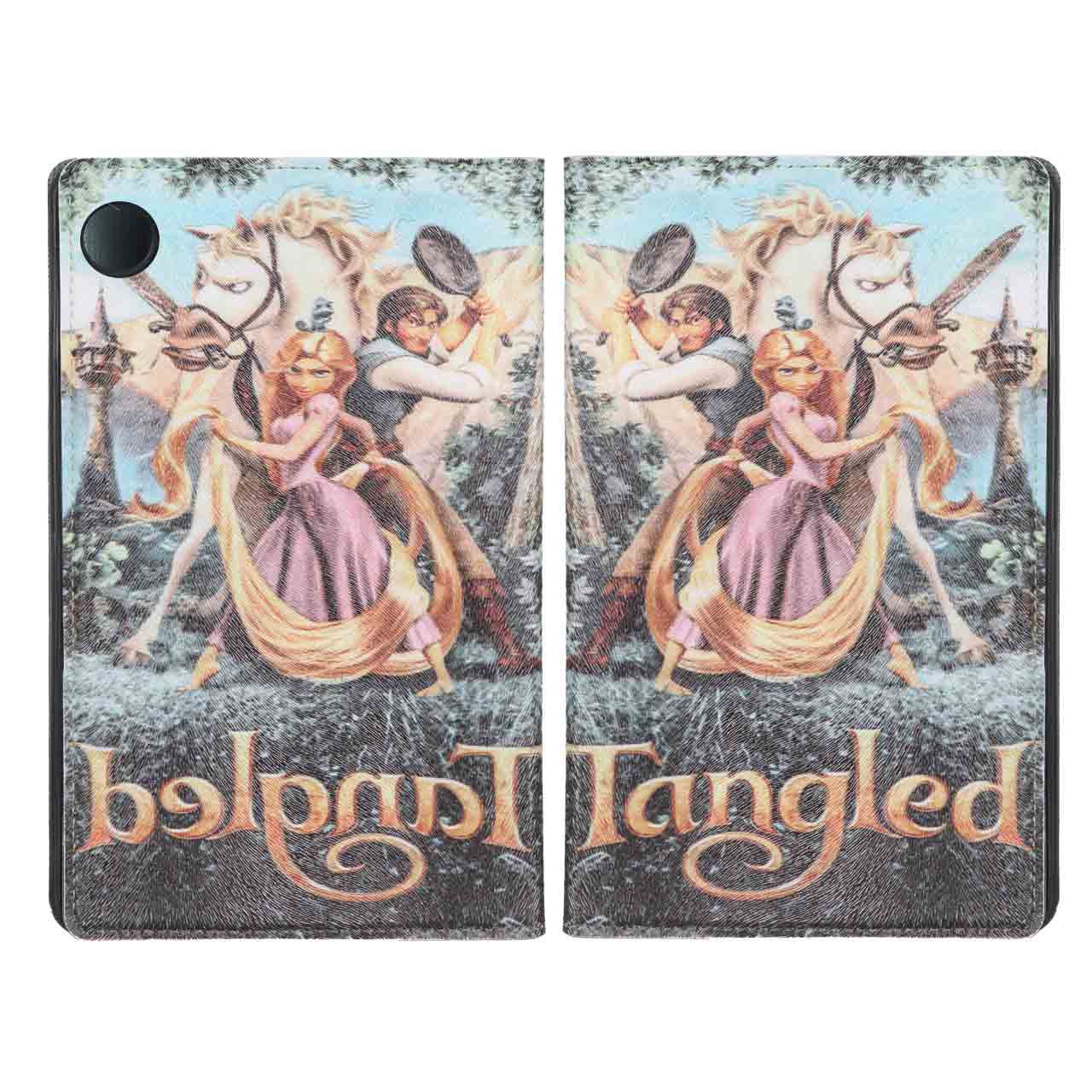 کیف تبلت طرح انیمیشن گیسوکمند (Tangled) مناسب برای تبلت سامسونگ گلکسی Tab A 8.7 اینچ مدل X133 / X135