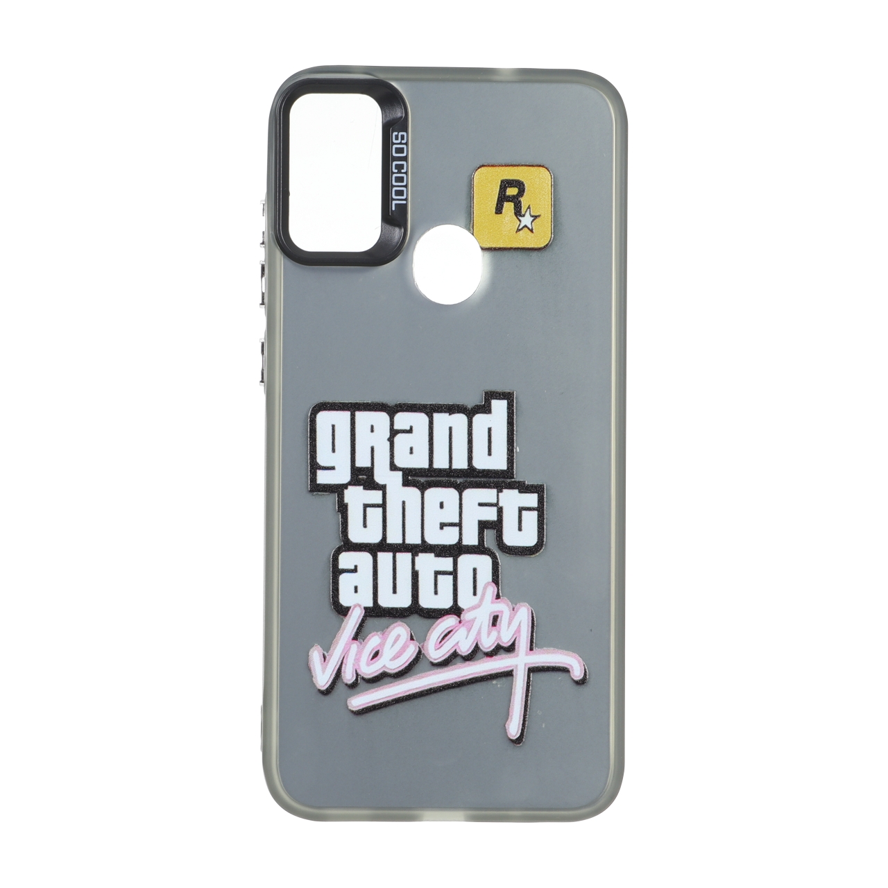 قاب طرح Grand Theft Auto Vice City بلک لنز دکمه کروم SO COOL مناسب برای سامسونگ گلکسی A11 و M11