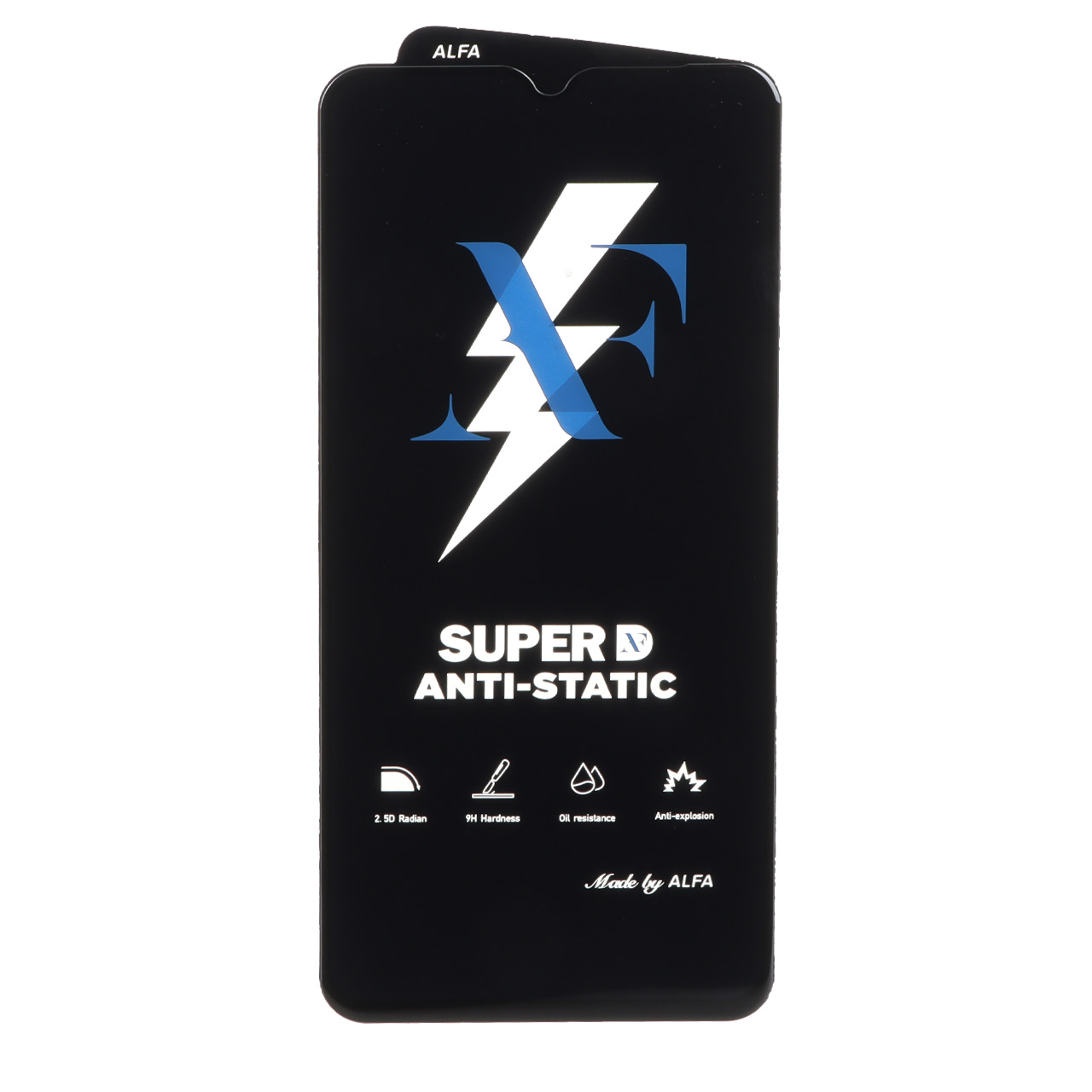گلس Super D Anti Static آلفا مناسب برای سامسونگ گلکسی A15 / A25 / A24 / M34 / F34