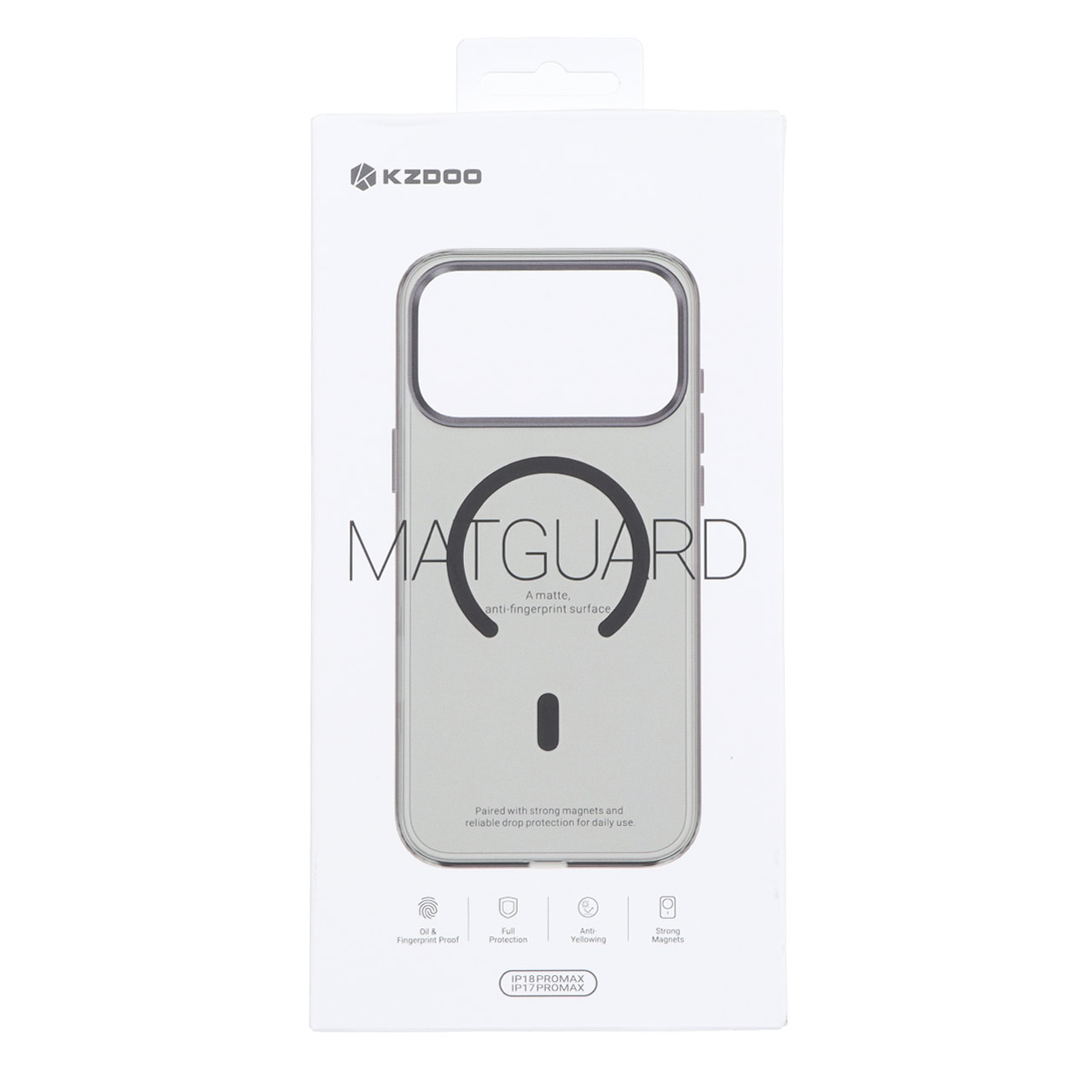 قاب Original KDoo MATGUARD Magsafe مشکی مناسب برای آیفون 18 پرو مکس