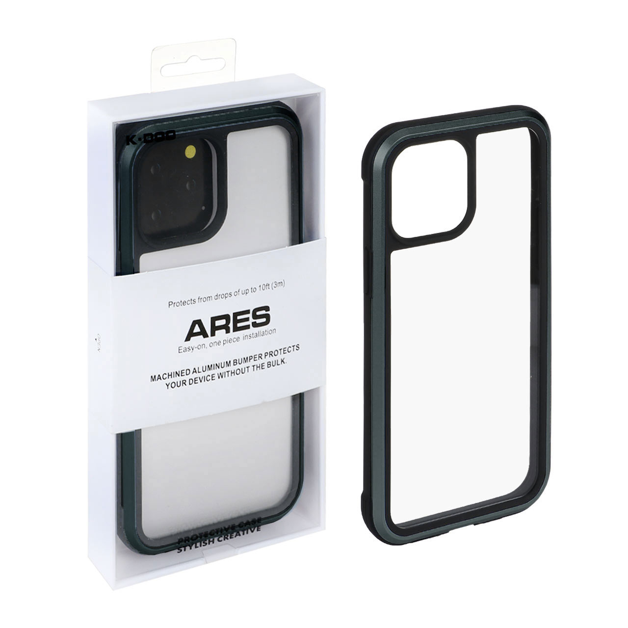 قاب Original KZDoo Ares مدل Apple iphone 14 Pro - خاکستری