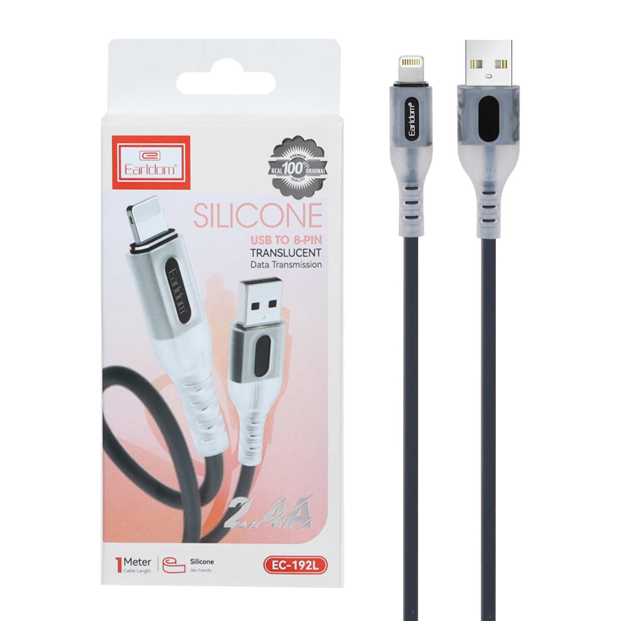 کابل شارژ فست آیفون Earldom مدل EC-192L