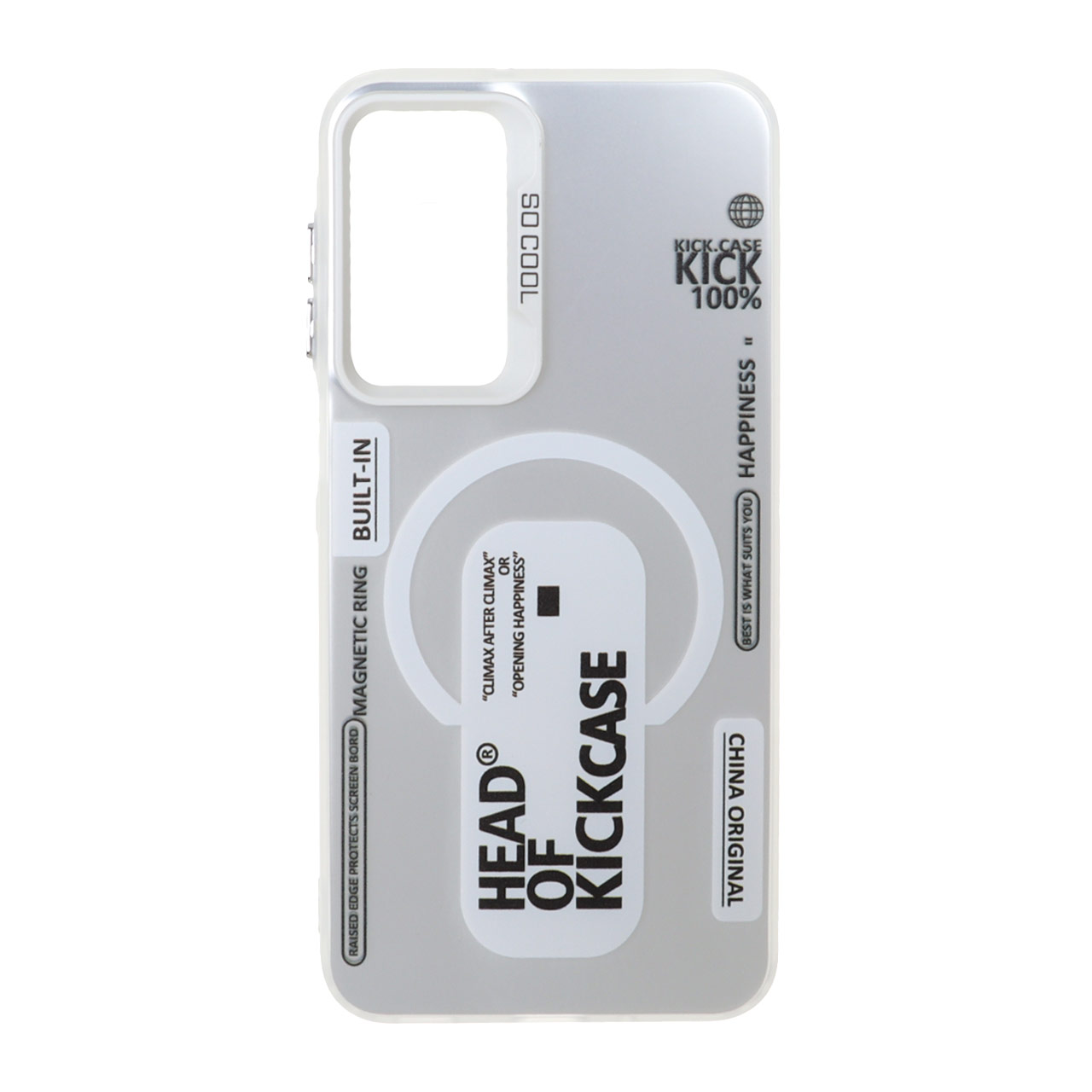قاب طرح So Cool مگ سیف Kick Case سفید مناسب برای سامسونگ گلکسی A16