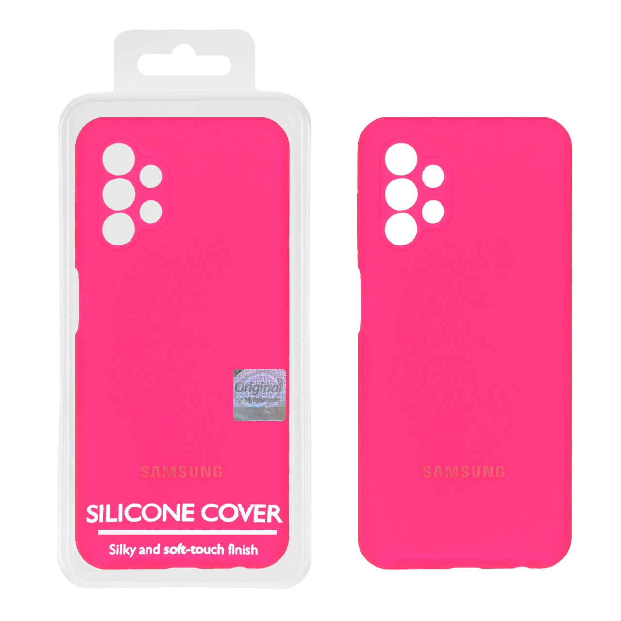 قاب سیلیکونی صورتی فانتزی اورجینال با لمس ابریشمی مناسب برای سامسونگ گلکسی A13 4G