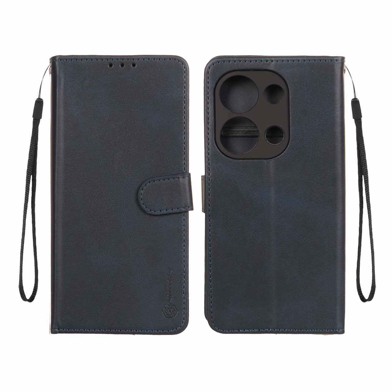 کیف چرمی مگنتی نیلکین طرح کلاسوری مناسب برای شیائومی ردمی نوت 14 اس، ردمی نوت 13 پرو 4G و پوکو M6 پرو 4G