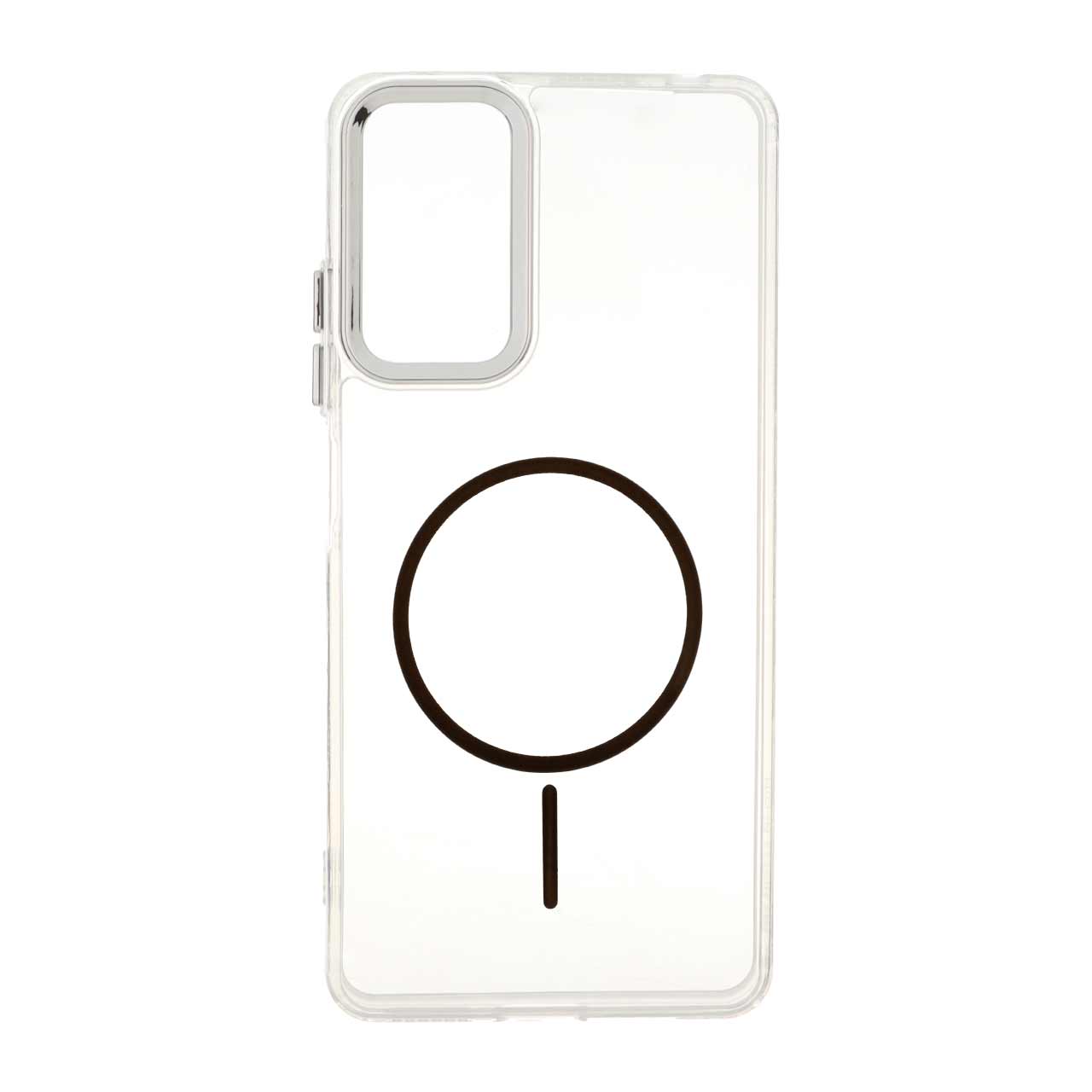 قاب طرح مگ سیف شفاف لنز کروم مناسب برای شیائومی ردمی نوت ۱۲ پرو 4G / ردمی نوت ۱۱ پرو