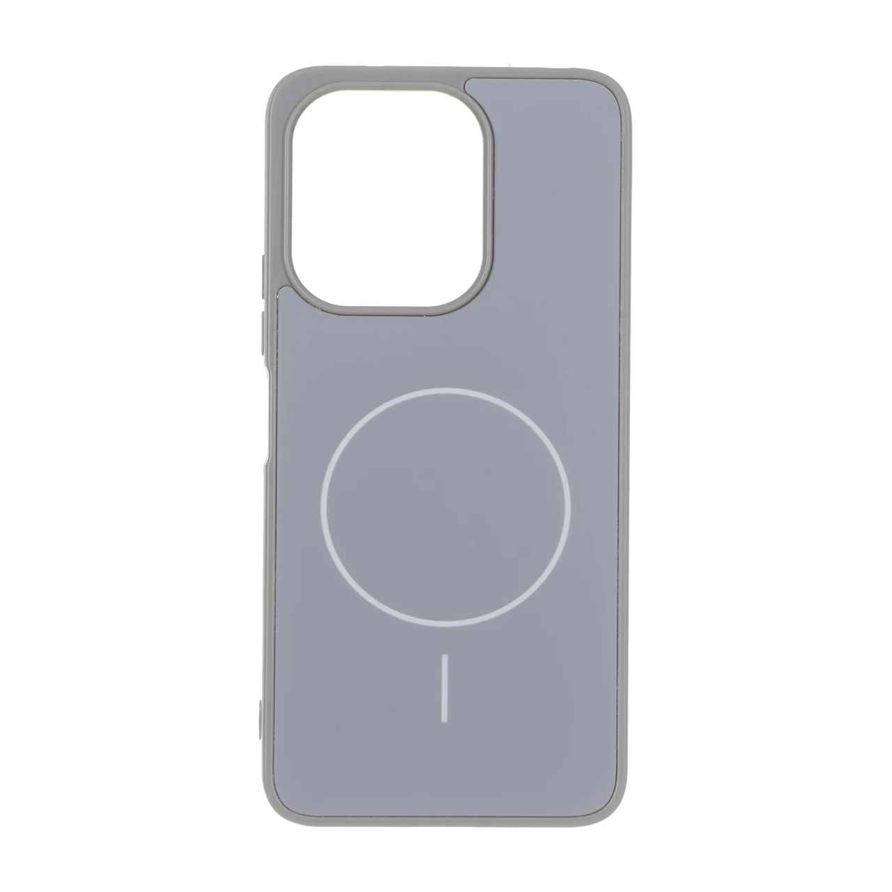 قاب طرح PVD مات طرح مگ سیف Xiaomi Redmi 13X / Redmi 13 4G / Poco M6 4G - خاکستری