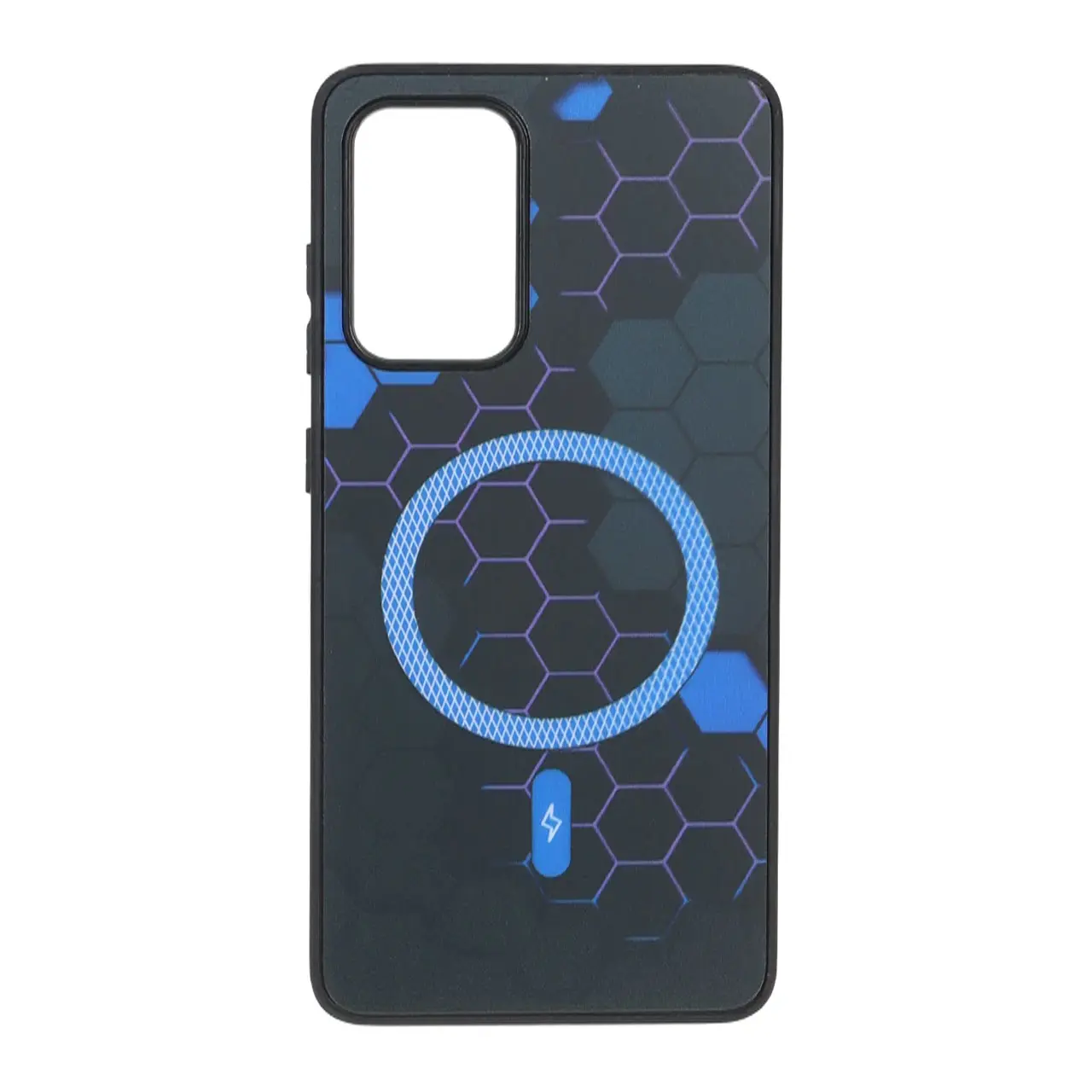قاب طرح مگ سیف هاشور دار Hexagon مناسب برای سامسونگ گلکسی A52 / A52s