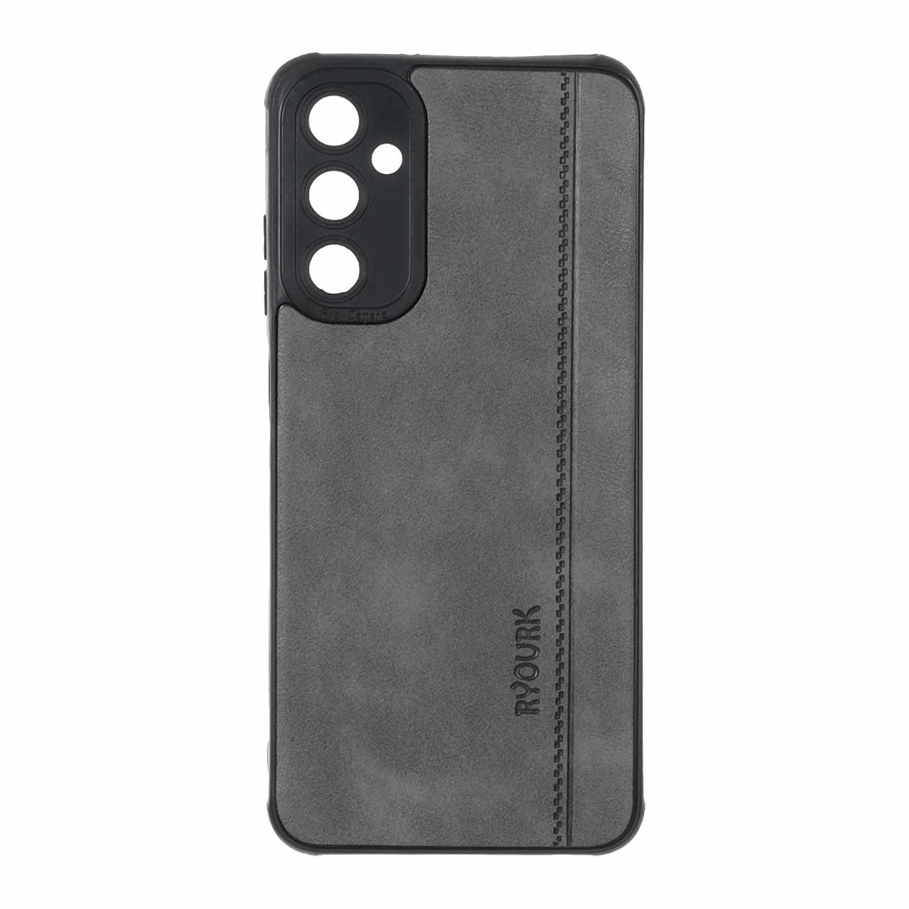 قاب طرح چرم RYOURK مناسب برای Samsung Galaxy A05s / M14 4G / F14 4G - خاکستری