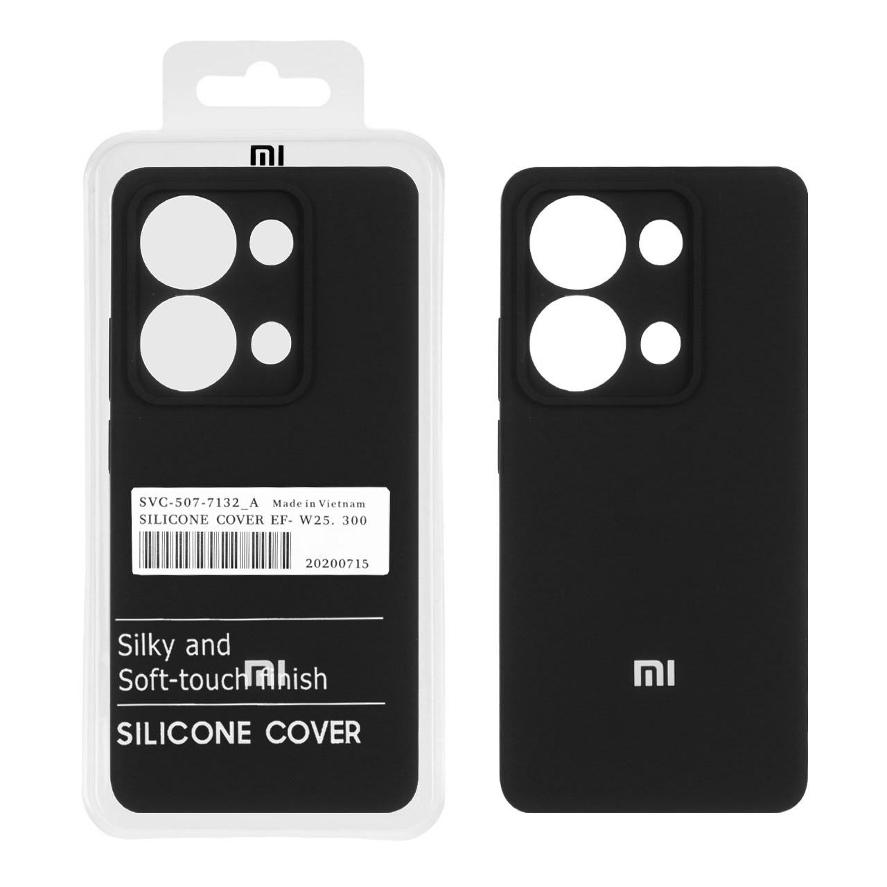 قاب سیلیکونی پاک کنی اورجینال مناسب برای شیائومی ردمی نوت 14 اس / نوت 13 پرو 4G / پوکو M6 پرو 4G