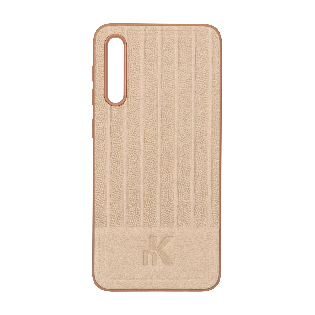 قاب NK چرمی طرح Line Case مناسب برای سامسونگ گلکسی A50 / A50s / A30s کرم