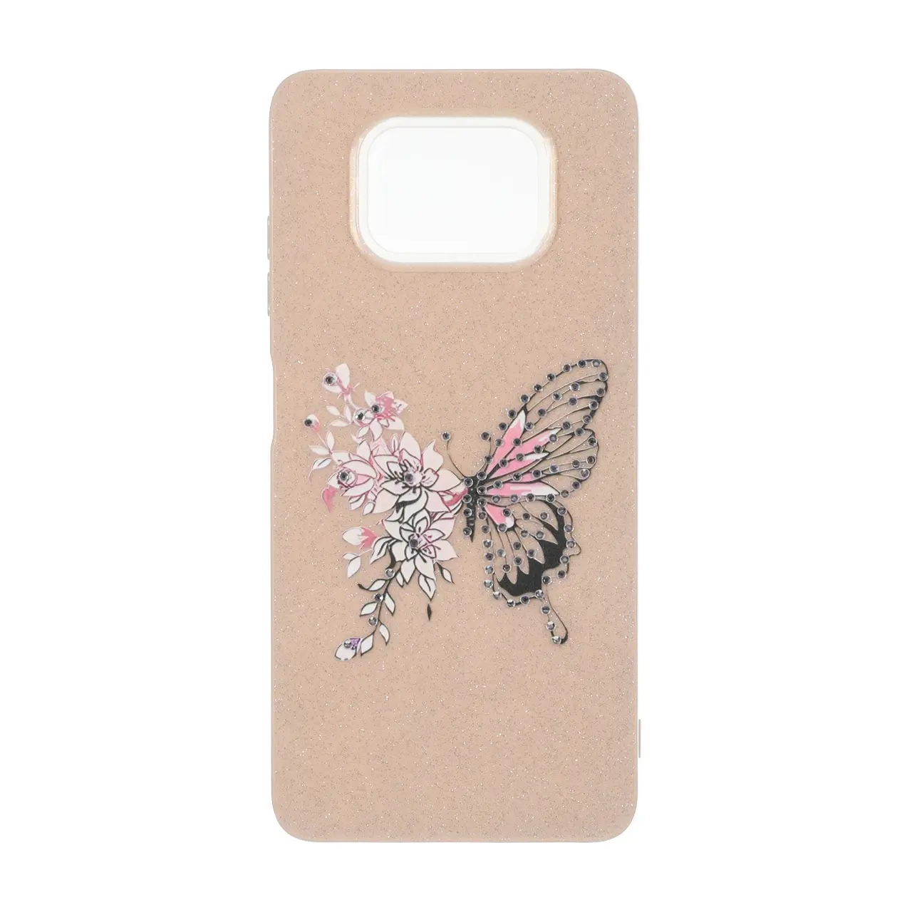 قاب طرح اکلیلی ButterFly نگین دار مناسب برای شیائومی پوکو ایکس 3 / پوکو ایکس 3 پرو / پوکو ایکس 3 ان اف سی
