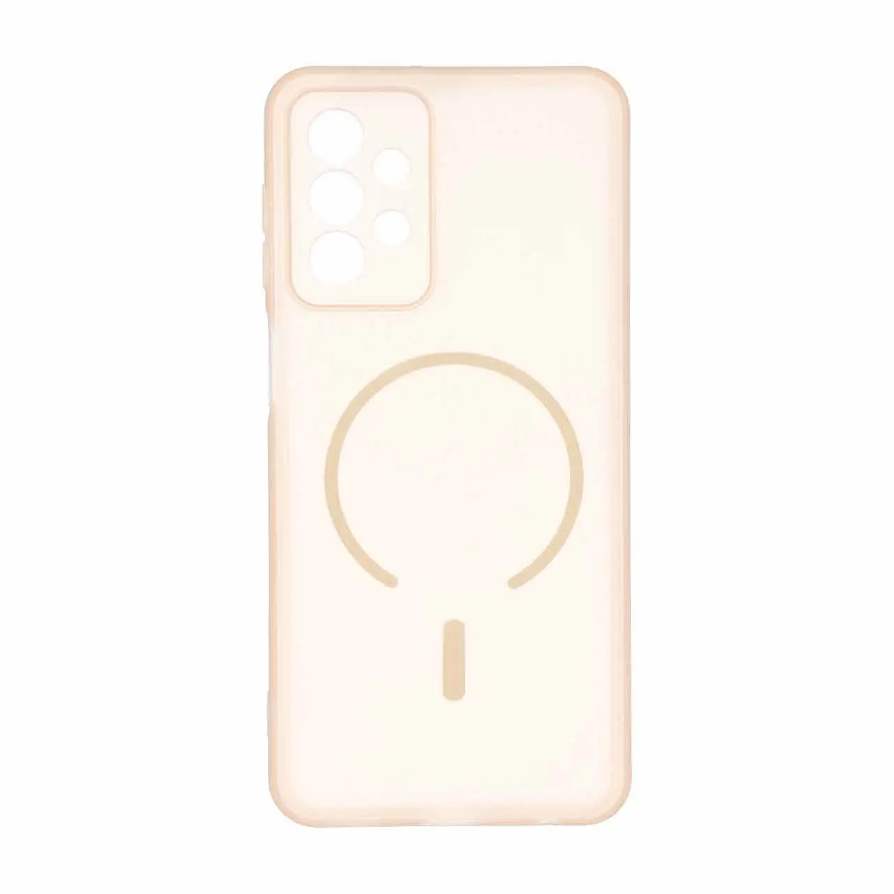 قاب ژله ای مات طرح مگ سیف Power محافظ لنزدار Samsung Galaxy A23 - نسکافه ای