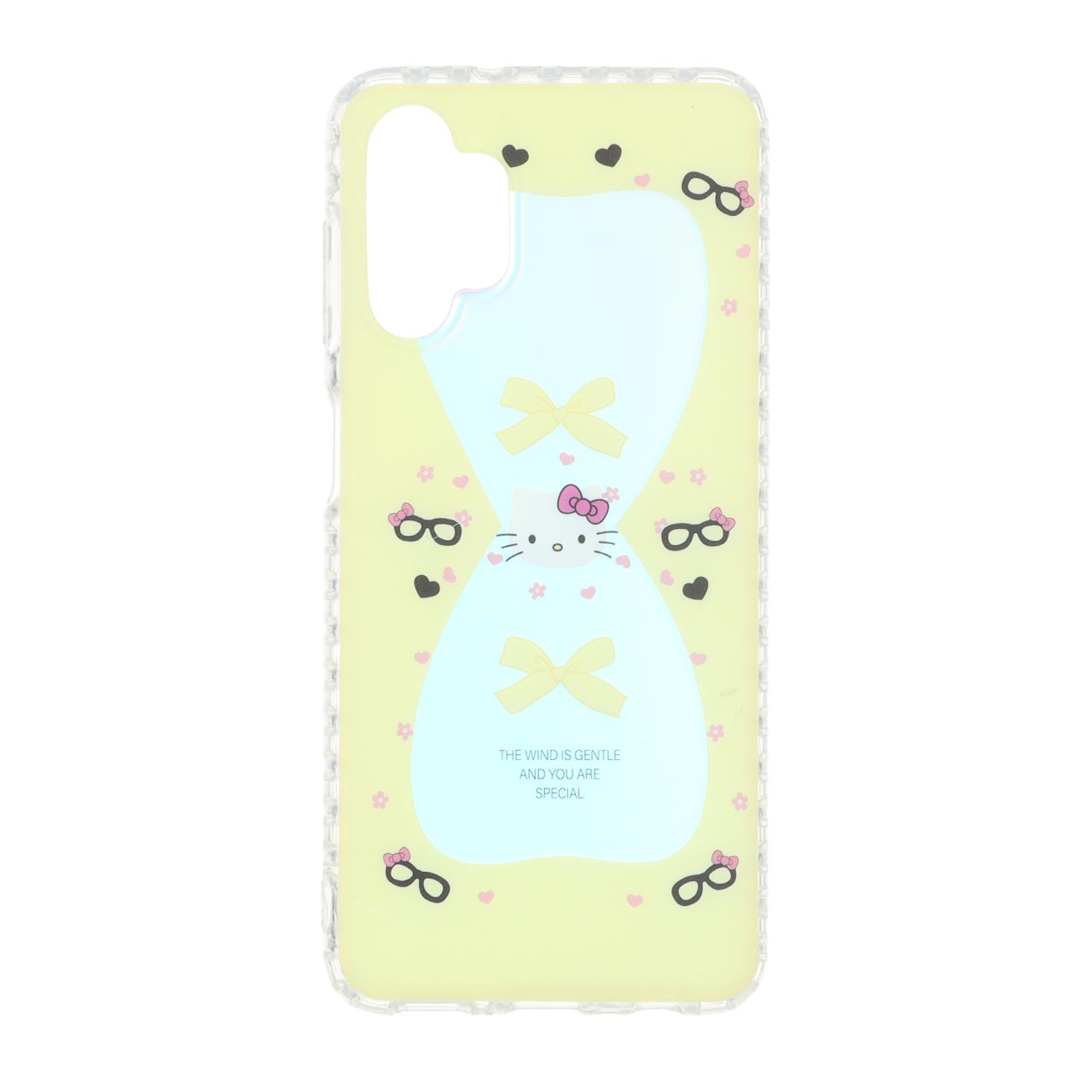 قاب طرح Kitty هولوگرامی مات دور ژله ای مناسب برای سامسونگ گلکسی A13 4G / A13 5G / A04s / M13 4G / M23 / F13