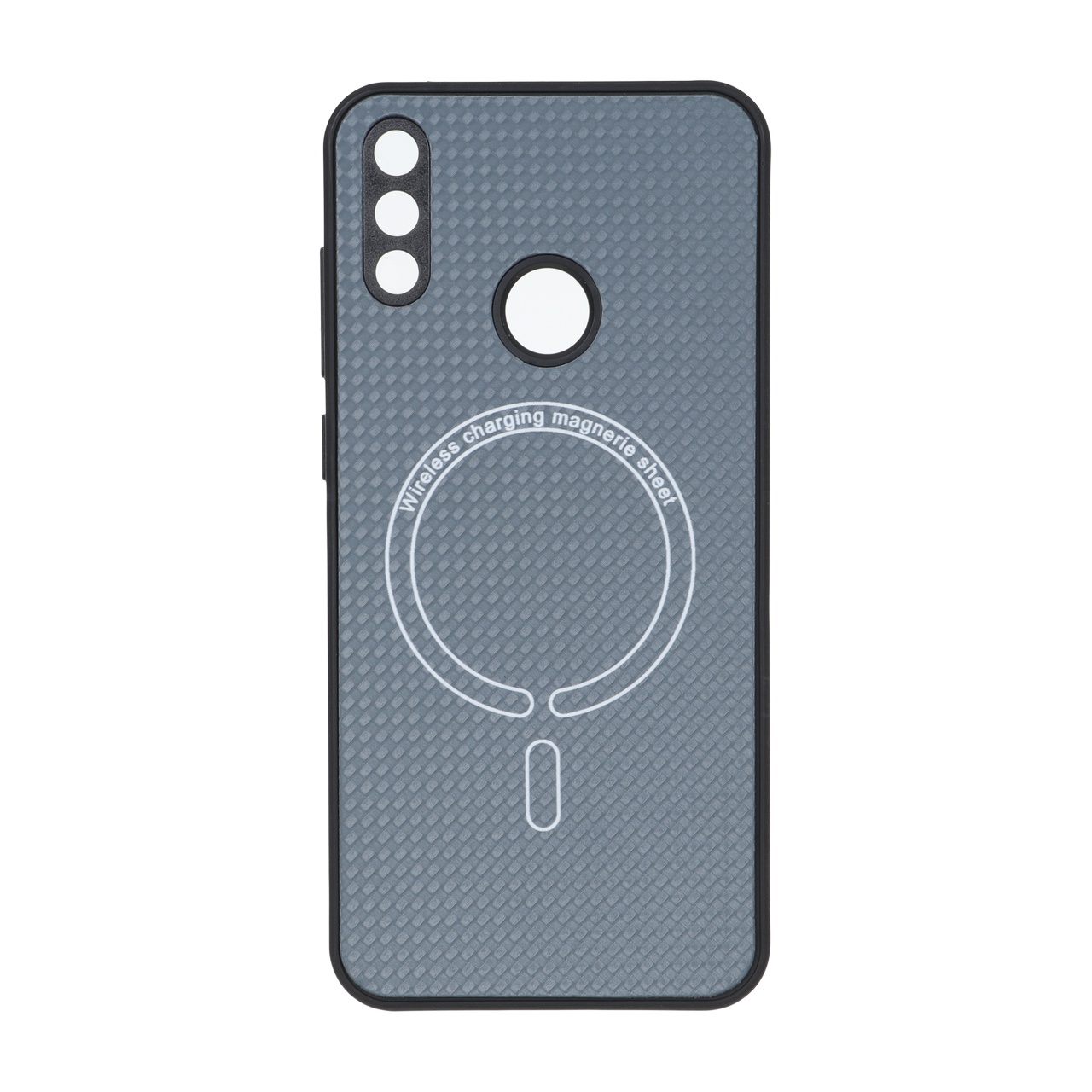 قاب کربنی طرح Magnetic محافظ لنزدار Huawei Y7 Prime (2019) / Huawei Y7 (2019) - خاکستری
