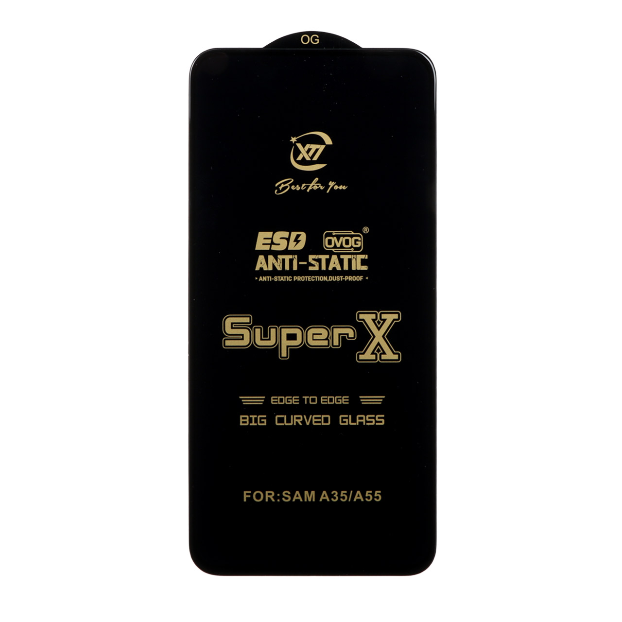 محافظ صفحه نمایش فول کاور آنتی استاتیک Super X مناسب برای سامسونگ گلکسی A35 / A55
