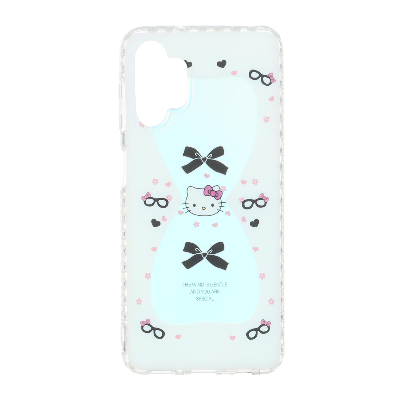 قاب طرح هولوگرامی Kitty مات دور ژله ای مناسب برای سامسونگ گلکسی A13 4G و A13 5G و A04s و M13 4G و M23 و F13