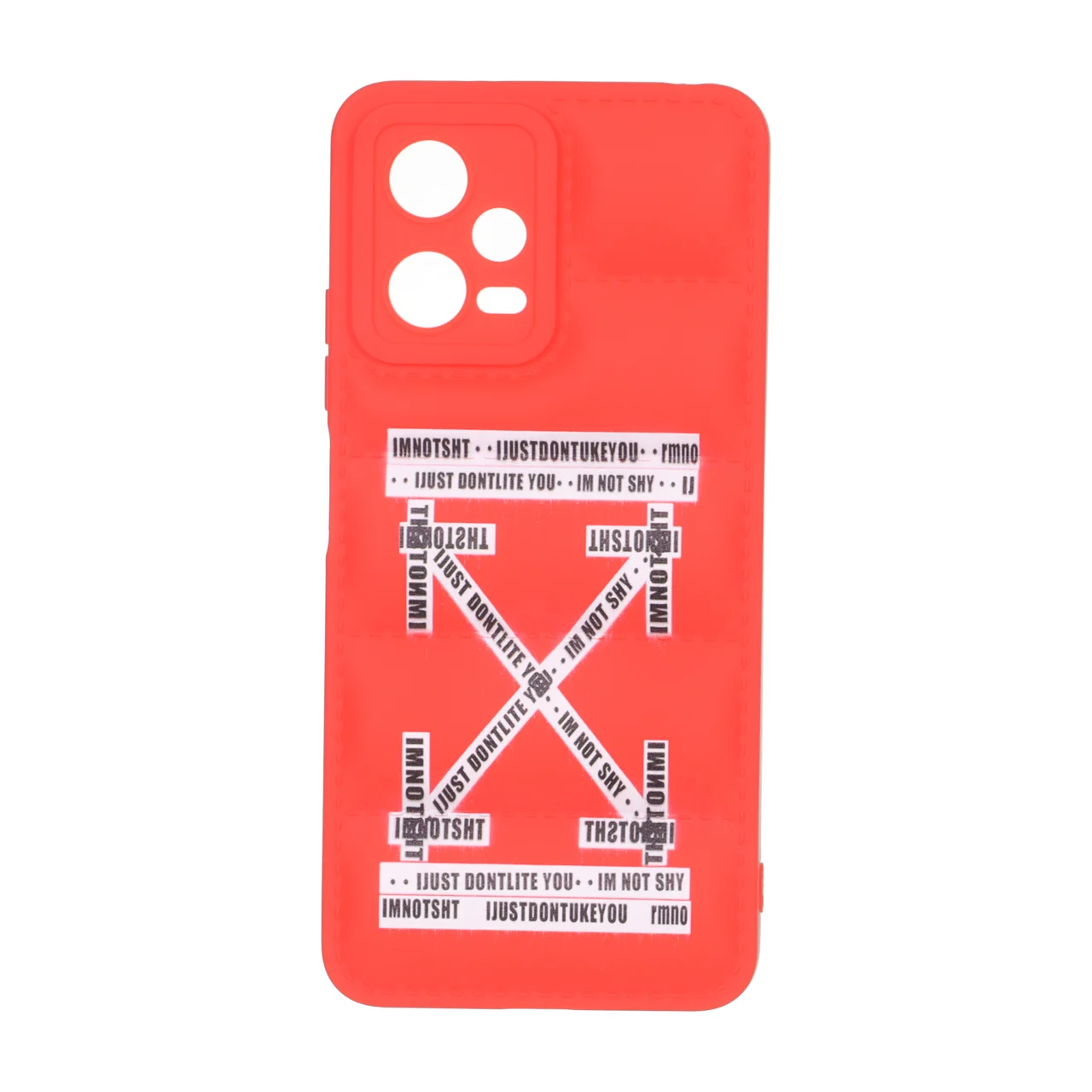 قاب پافر طرح Off-White مناسب برای شیائومی ردمی نوت ۱۲ 5G و پوکو ایکس ۵ 5G