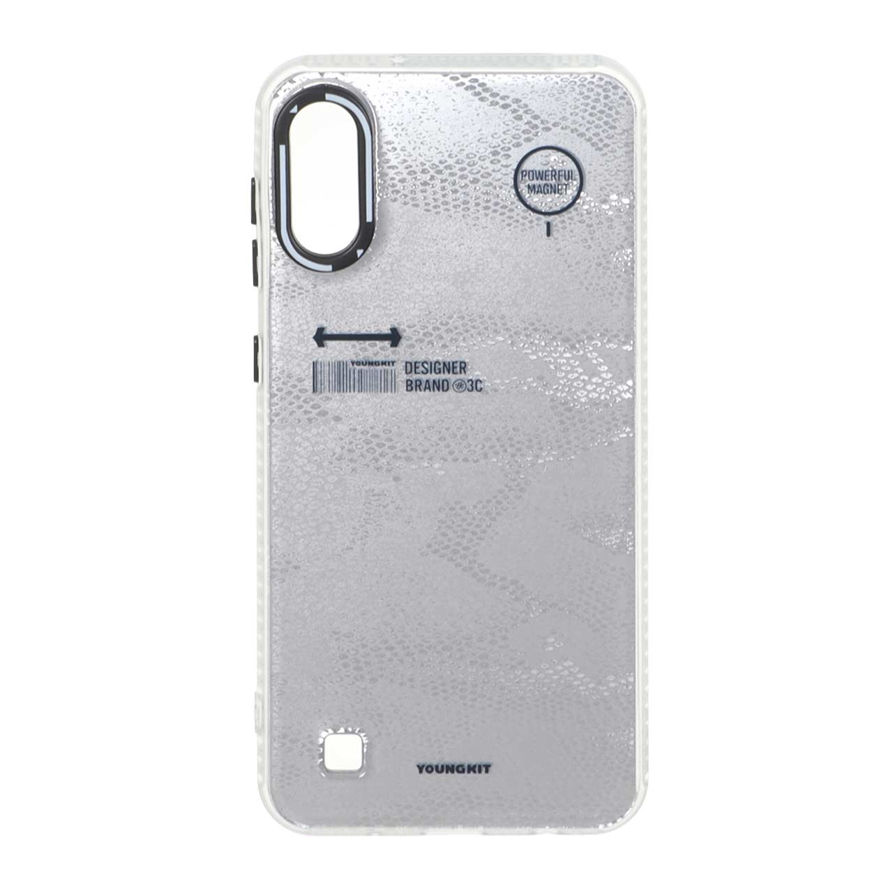 قاب طرح بارکد پوست ماری دور مات Youngkit مناسب برای سامسونگ گلکسی A10 و M10