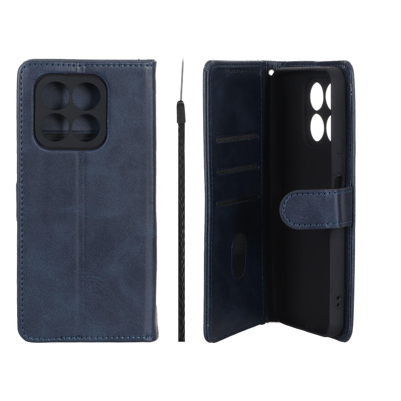 کیف موبایل مگنتی Crystal داخل مخمل مناسب برای Honor X8a
