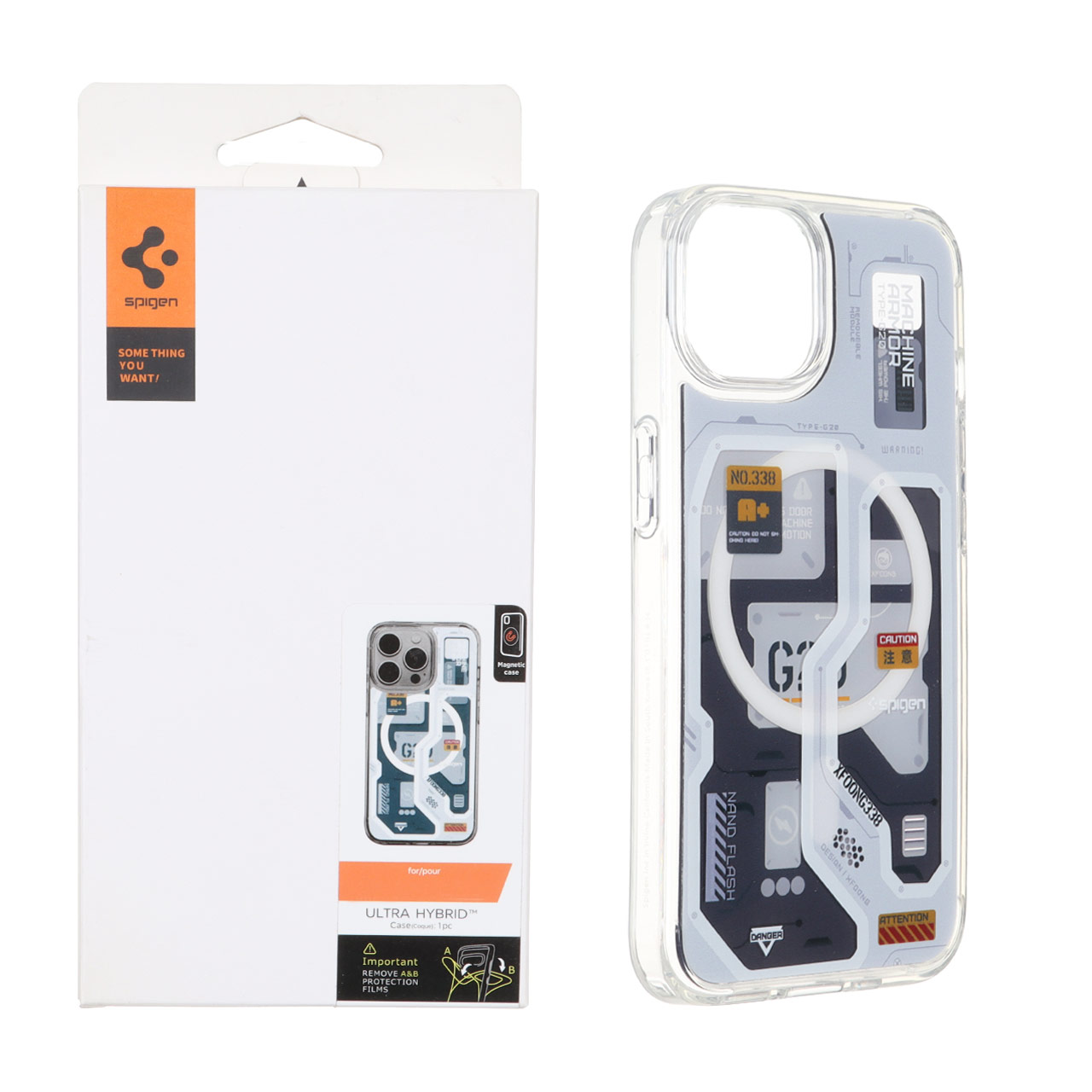 قاب Spigen طرح تکنولوژی G20 MagSafe مناسب برای آیفون 13 و آیفون 14