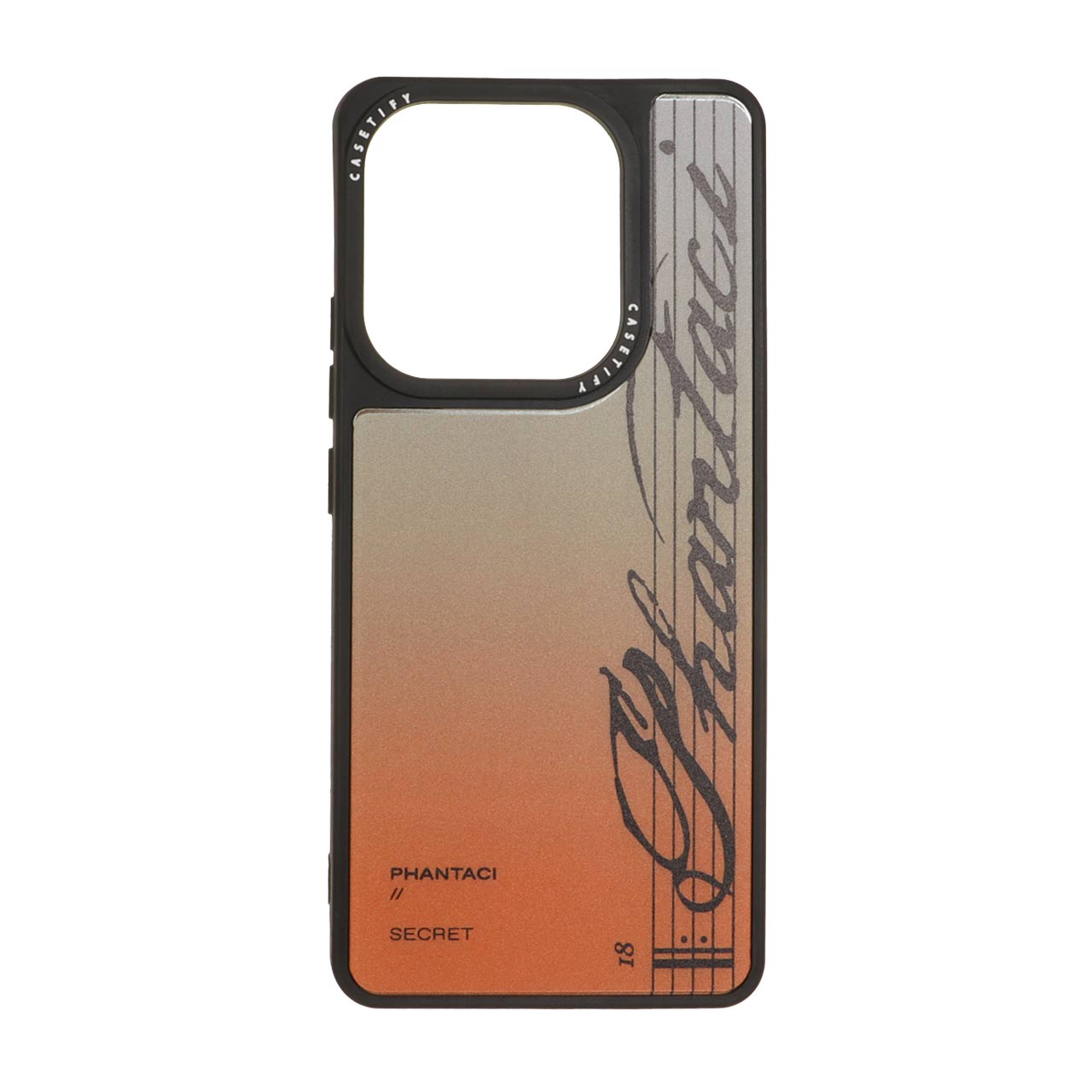 قاب طرح Phantaci گرادیانت نارنجی-نقره‌ای Casetify مناسب برای شیائومی ردمی نوت 14 4G