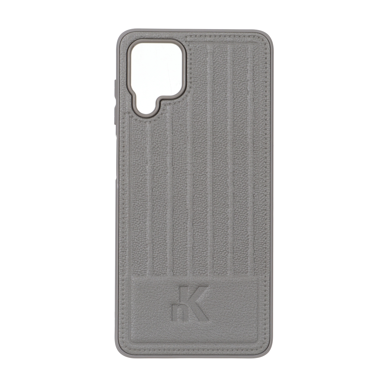 قاب طرح چرم NK مدل Line Case خاکستری مناسب برای سامسونگ گلکسی A12 و M12 و F12
