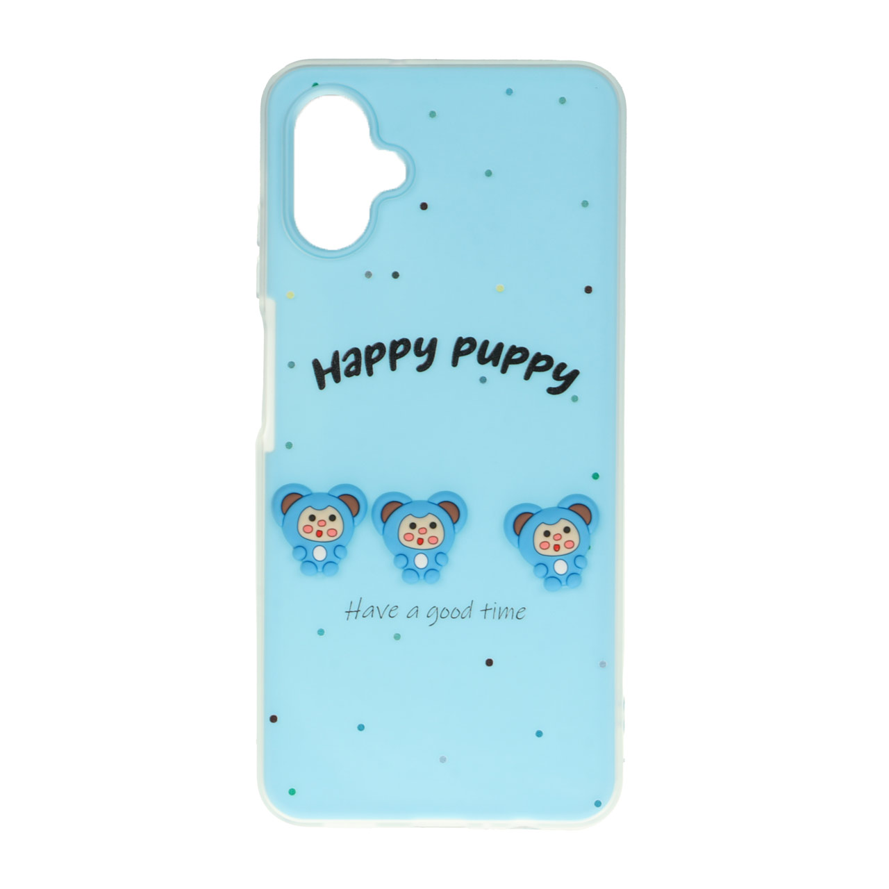 قاب طرح Puppy عروسک برجسته دو لایه مناسب برای سامسونگ گلکسی A06