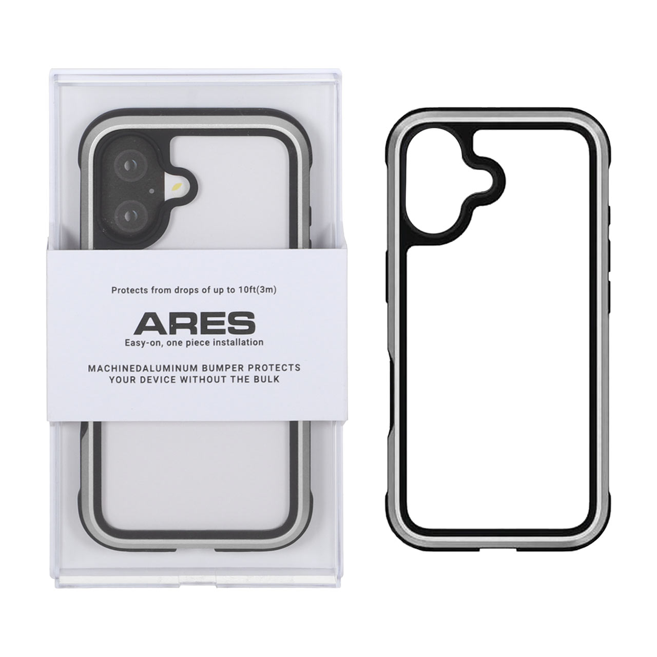 قاب اورجینال KDoo ARES نقره‌ای مناسب برای آیفون 16