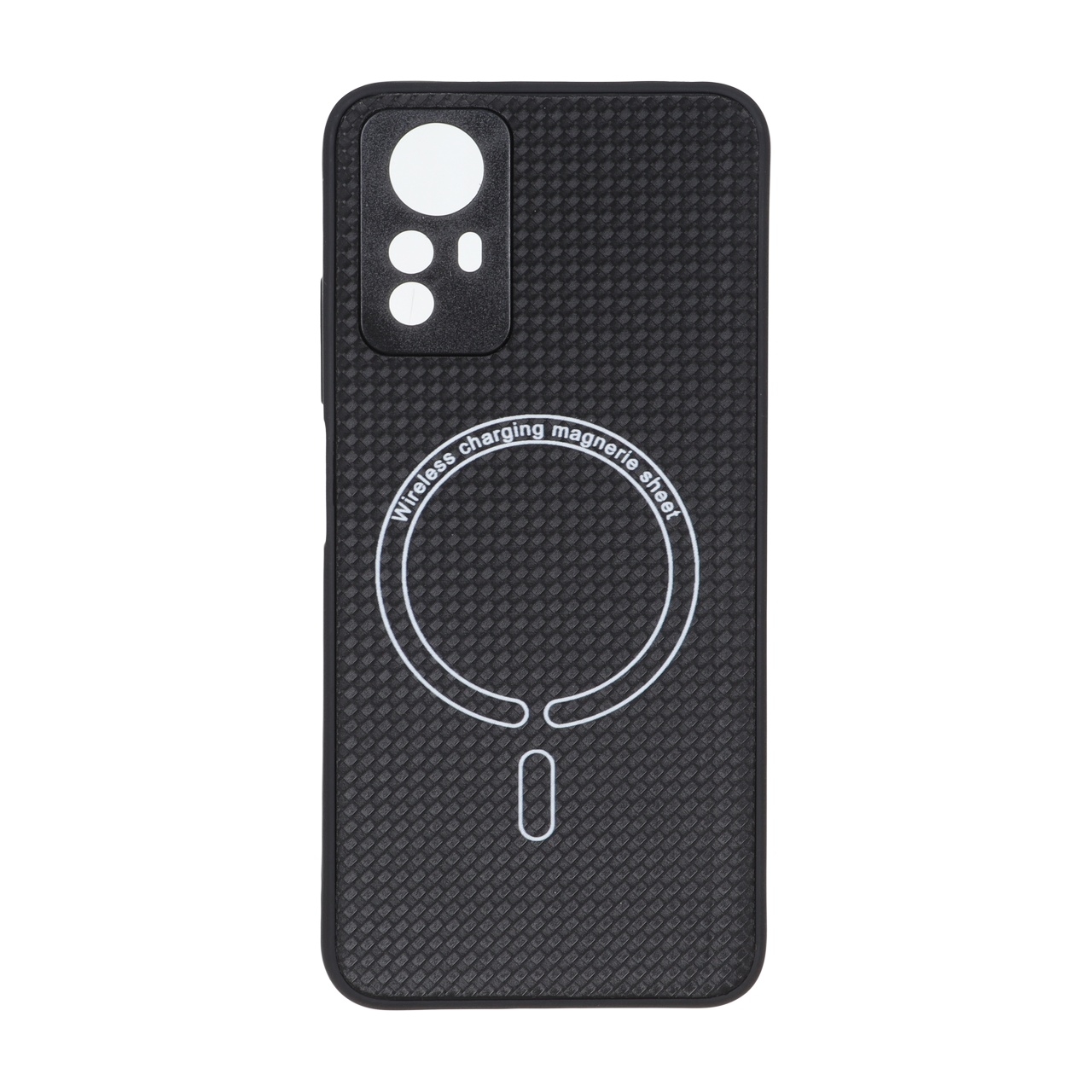 قاب کربنی طرح Magnetic محافظ لنزدار مناسب برای شیائومی Redmi Note 12S