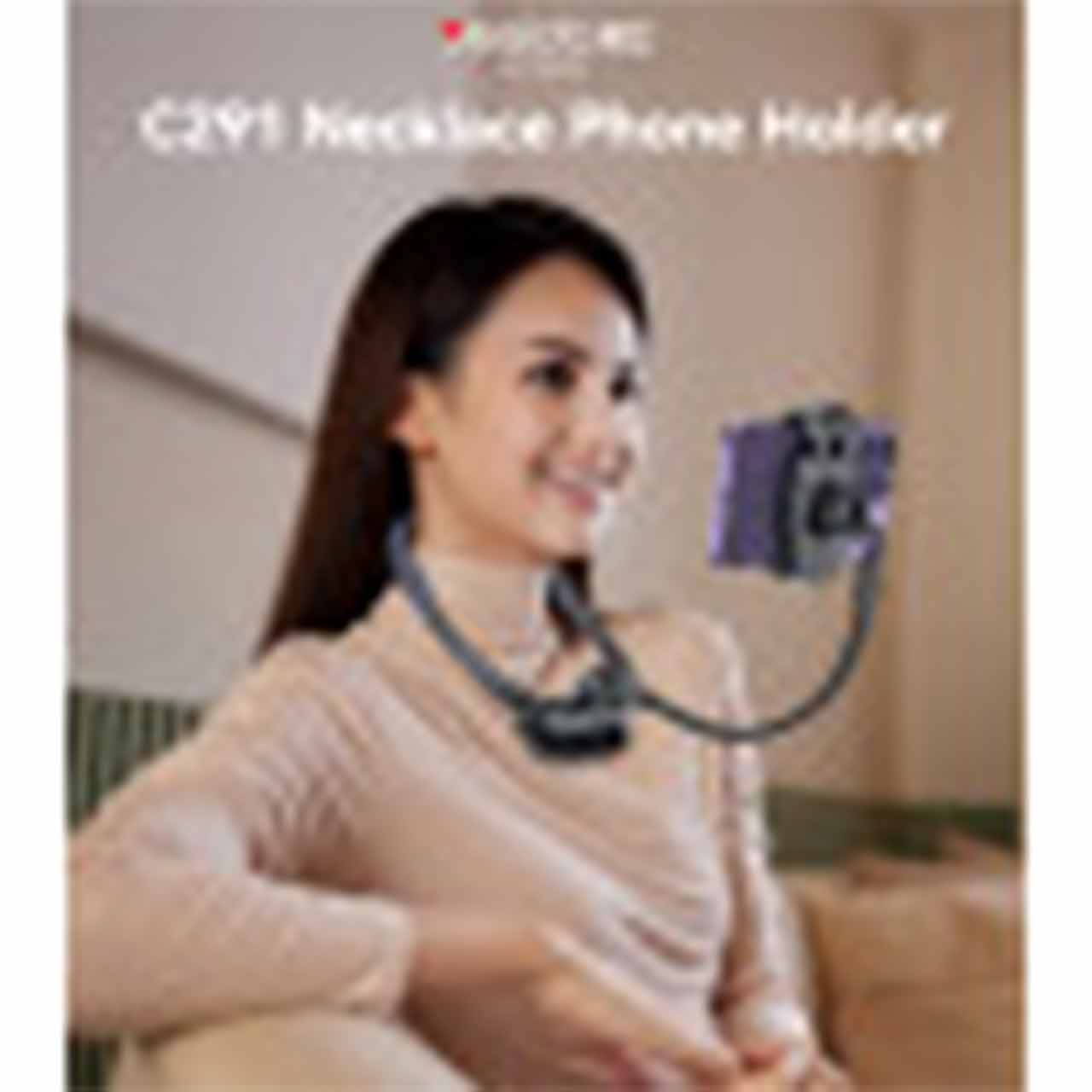 هولدر گردنی و رومیزی گوشی موبایل یسیدو مدل C291 - رنگ مشکی