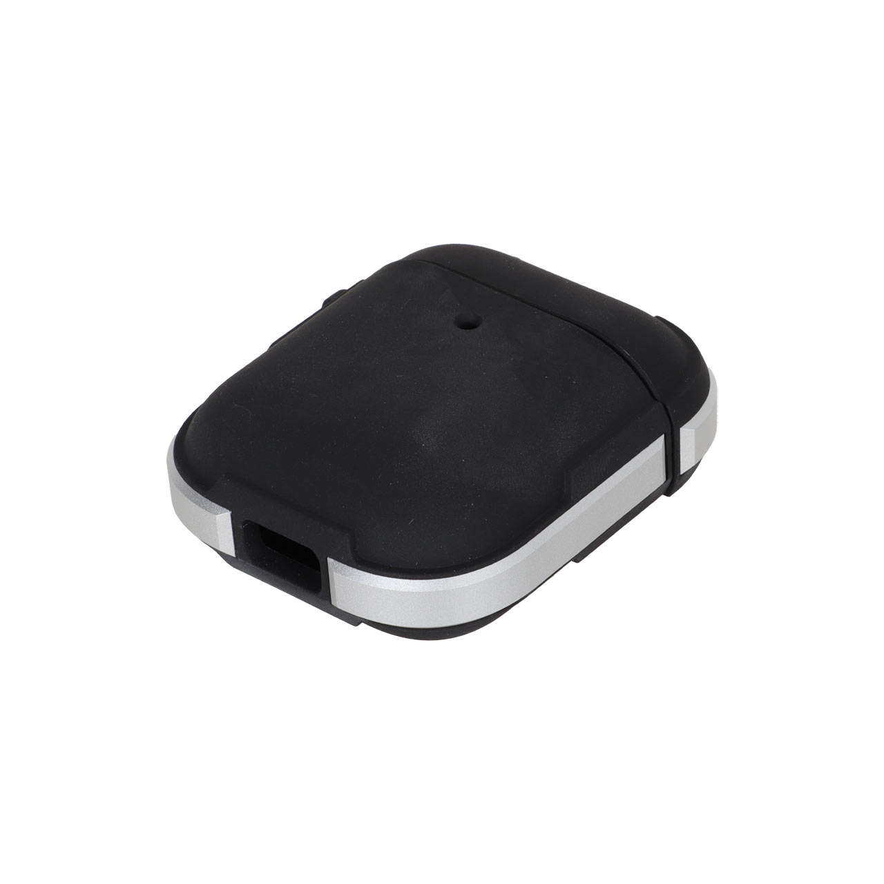 کاور محافظ ایرپاد K-Doo مدل Apple Airpods 1/2 مشکی نقره‌ای با کارابین