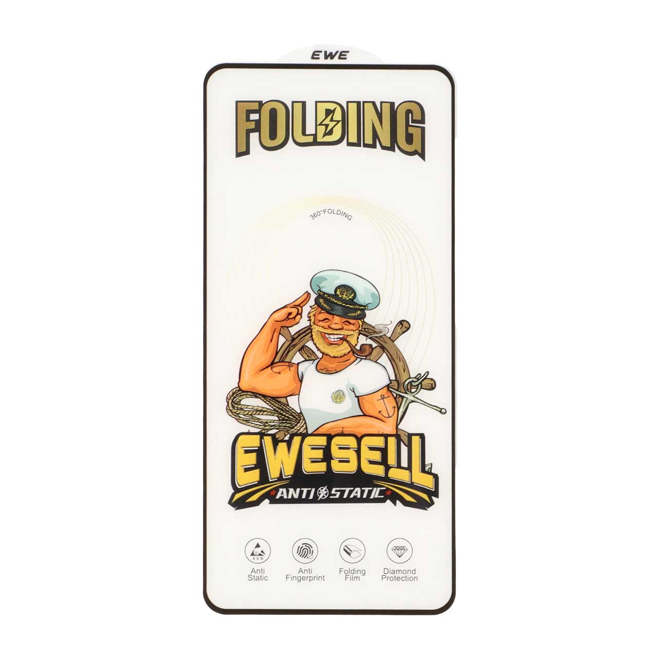 محافظ صفحه نمایش شیشه ای Full Cover Ewesell Anti Static مناسب برای سامسونگ گلکسی A51 / A52 / A53 / M31s / S20 fe