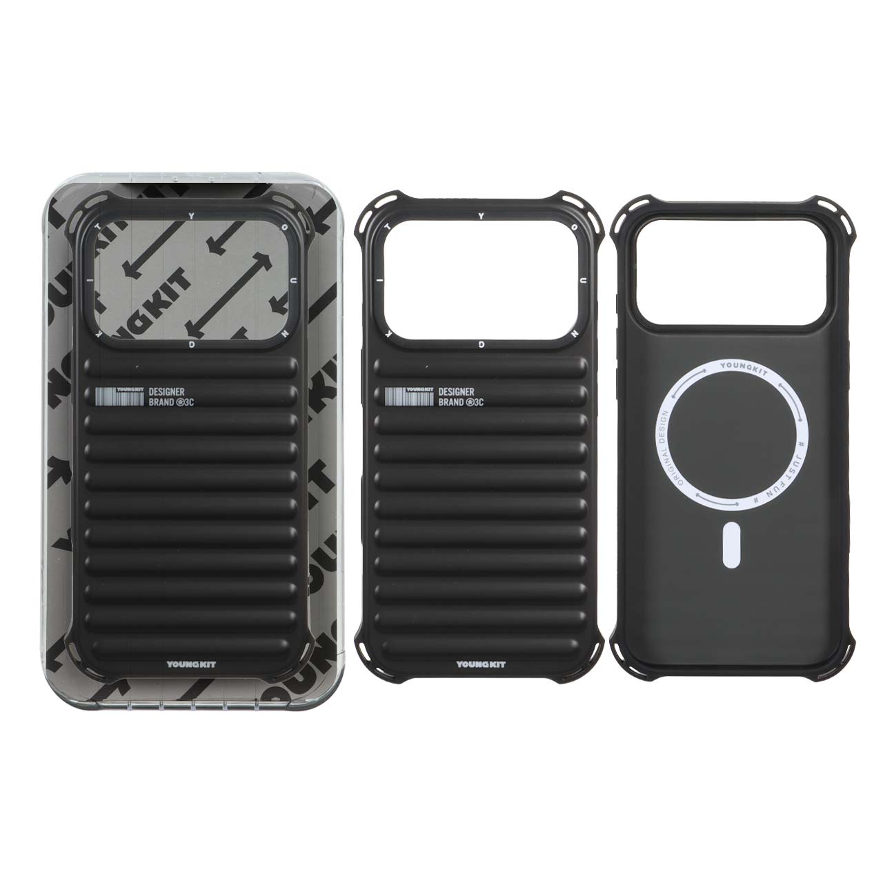 قاب اورجینال YoungKit Magsafe مدل Apple iPhone 17 Pro - مشکی