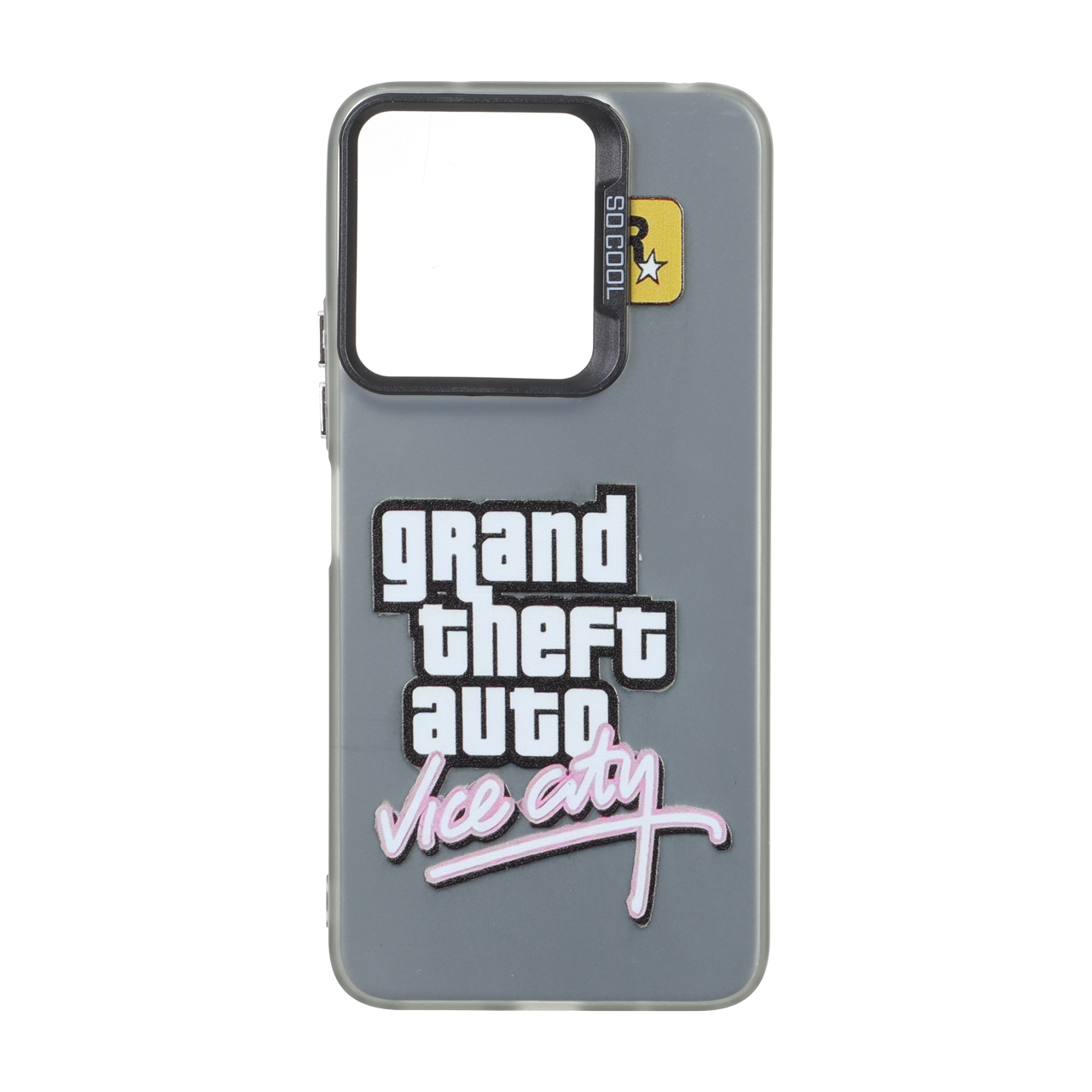قاب طرح Grand Theft Auto Vice City SO COOL محافظ لنز و دکمه کروم مناسب برای شیائومی ردمی 13X / ردمی 13 4G / پوکو M6 4G