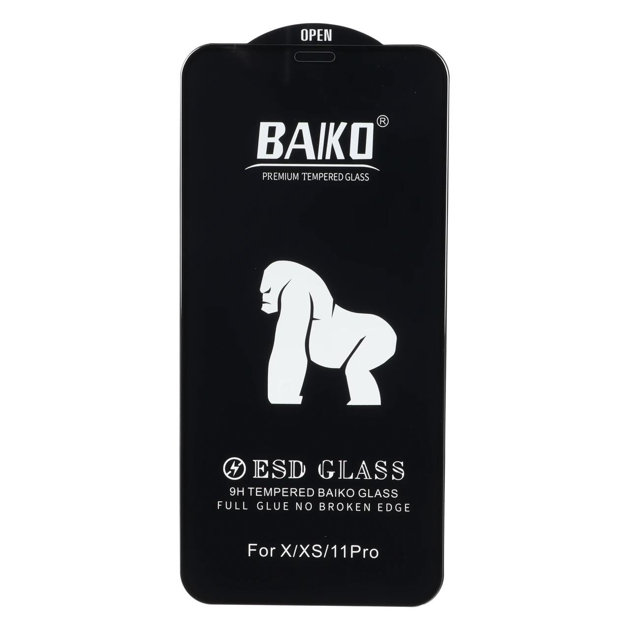 محافظ صفحه نمایش شیشه‌ای Anti Static - ESD Baiko مناسب برای آیفون 11 پرو، آیفون XS و آیفون X