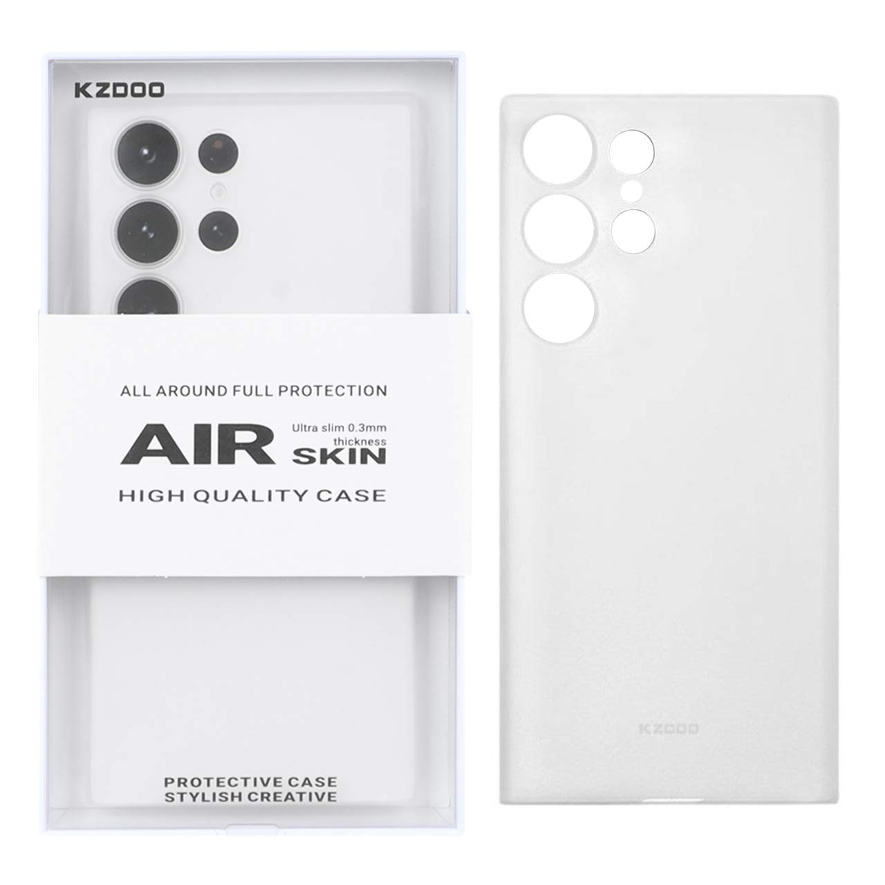 قاب Original KZDoo Air Skin مدل Samsung Galaxy S23 Ultra - سفید