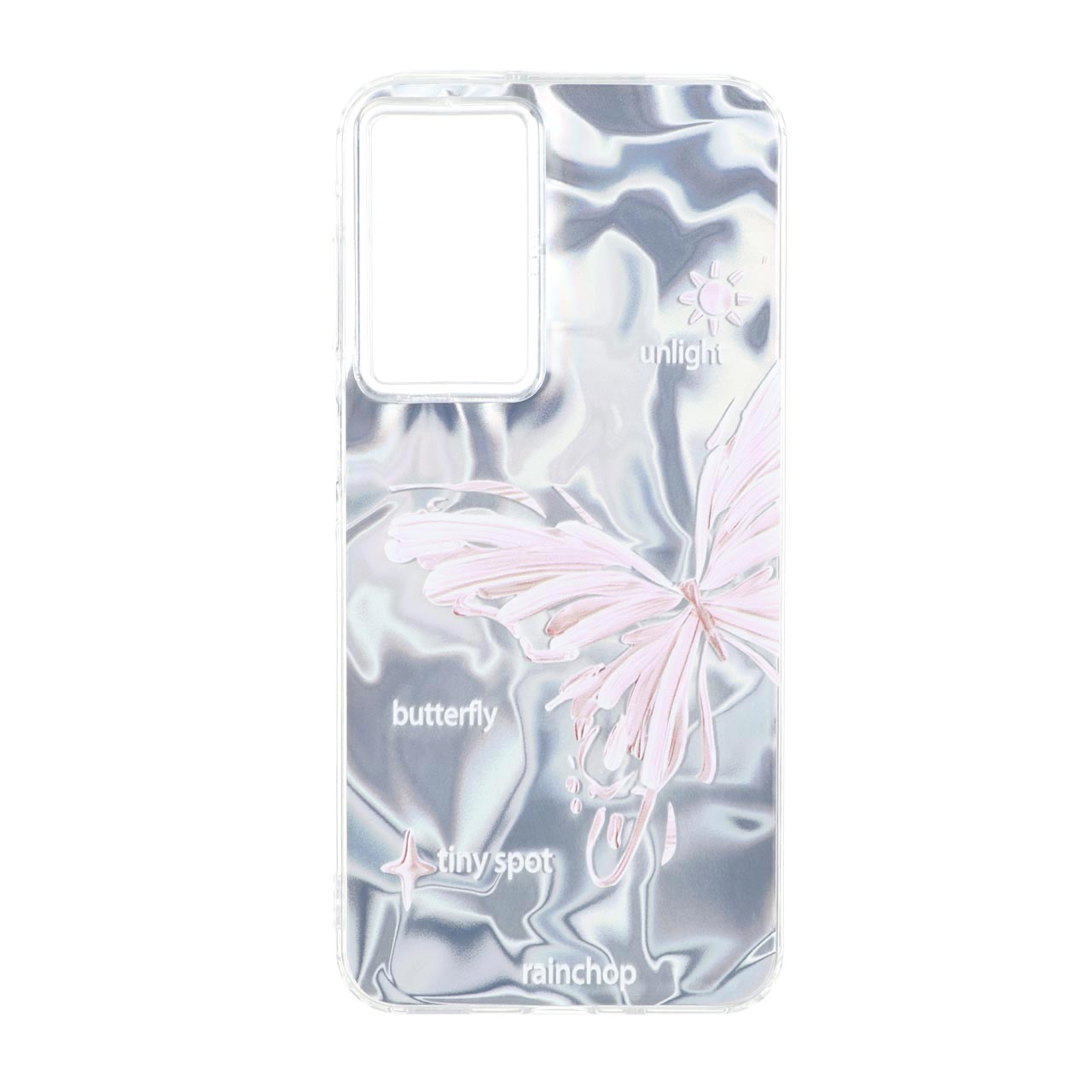 قاب طرح پروانه Silver Cloud مناسب برای سامسونگ گلکسی A17 و A26