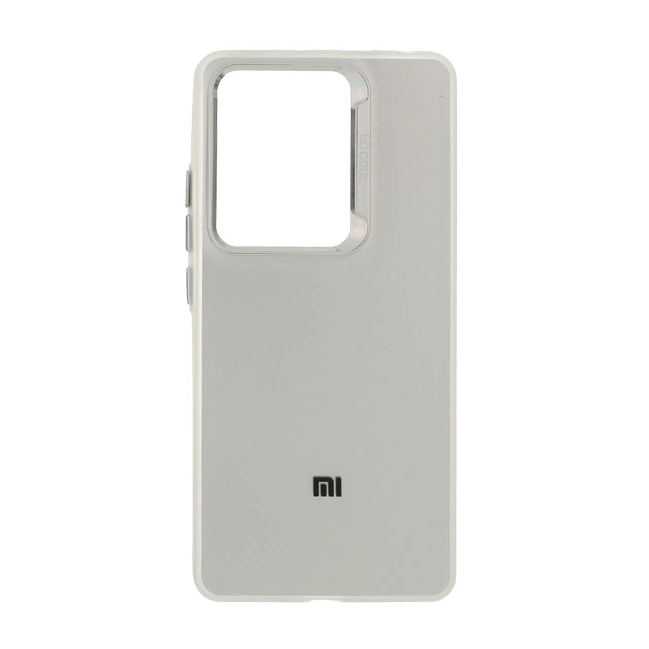 قاب SO COOL لنز متال لوگودار Xiaomi Redmi Note 14S / Note 13 Pro 4G / Poco M6 Pro 4G - نقره ای