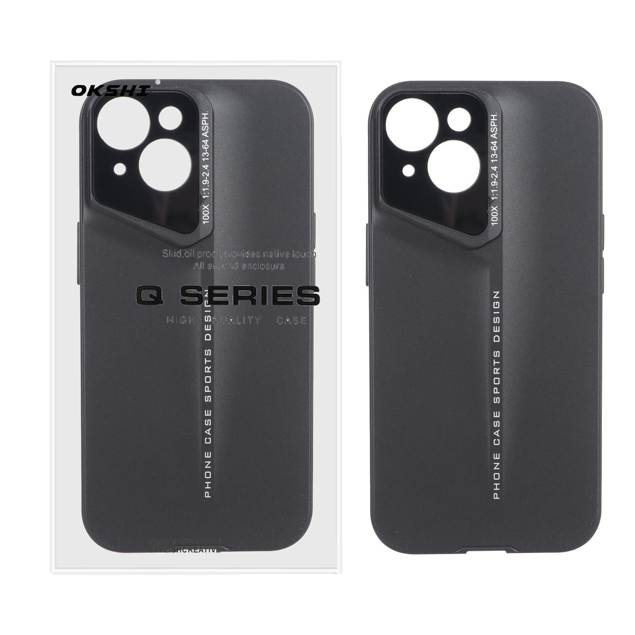 قاب اورجینال Sports Design محافظ لنزدار Apple iPhone 15 - مشکی کد 1 (پک دار)
