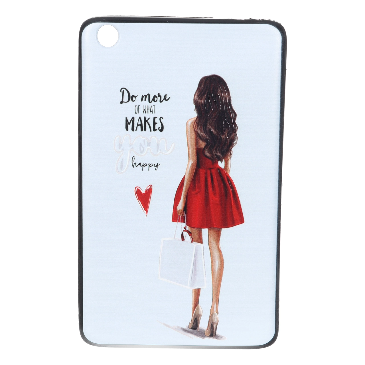 قاب طرح دختر فشن Do More Of What Makes You Happy مناسب برای تبلت لنوو A5500