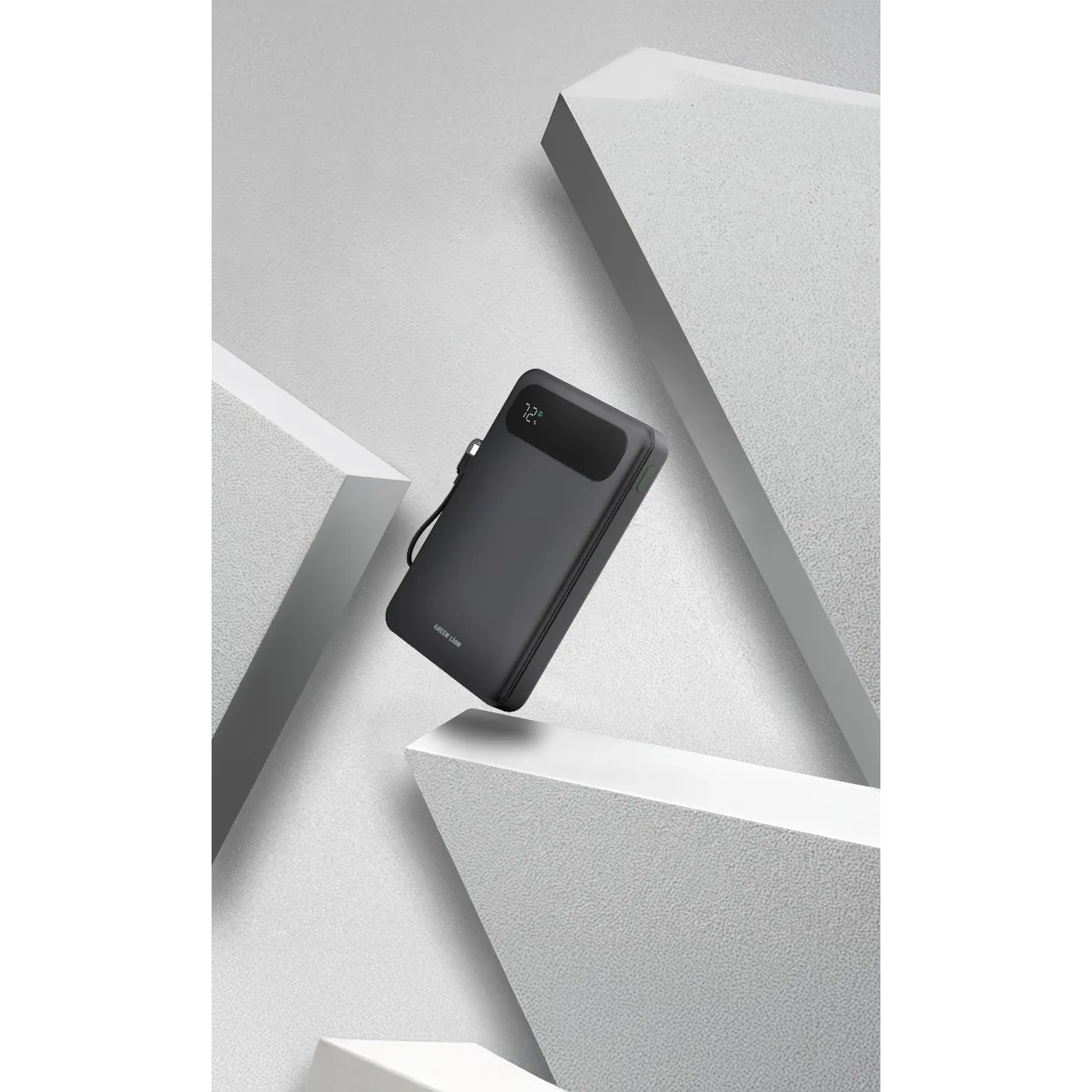 پاوربانک فست شارژ گرین لاین مدل Toledo GNTOPB10KBK با ظرفیت 10000mAh و توان 20W مشکی