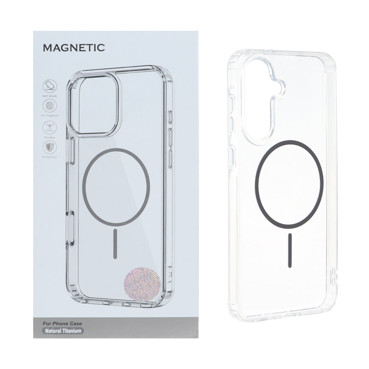قاب اورجینال Magnetic دور ژله‌ ای MagSafe مناسب برای سامسونگ گلکسی A37