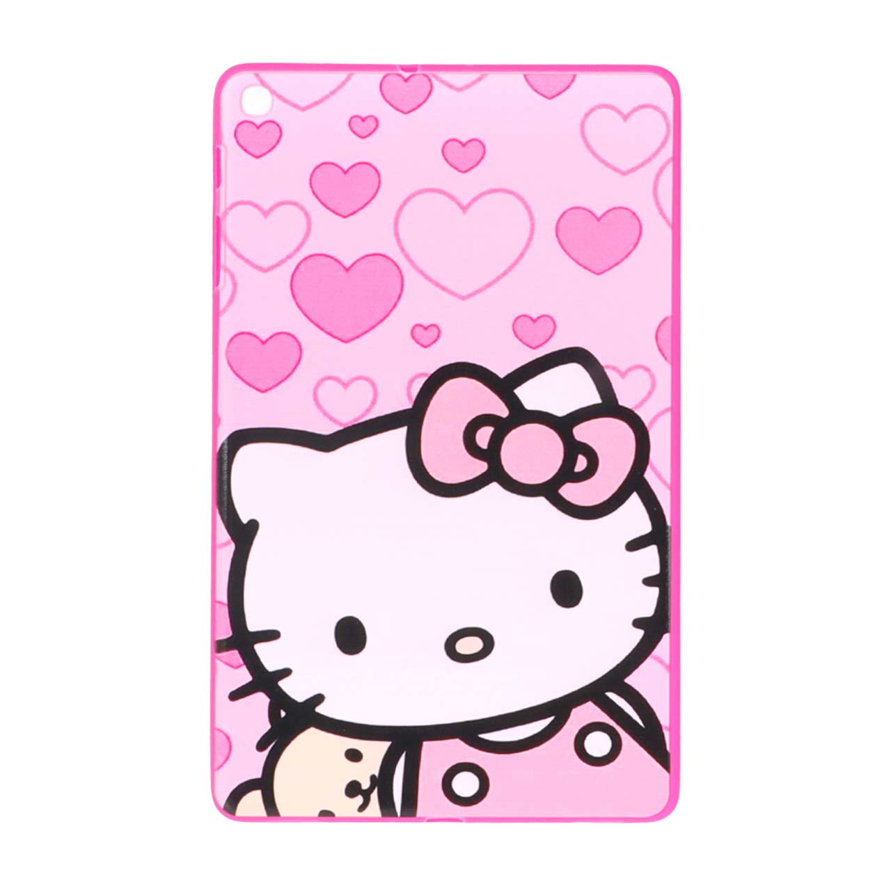 قاب طرح Hello Kitty و قلب مناسب برای تبلت سامسونگ گلکسی تب A 10.1 2019 (مدل SM-T515)