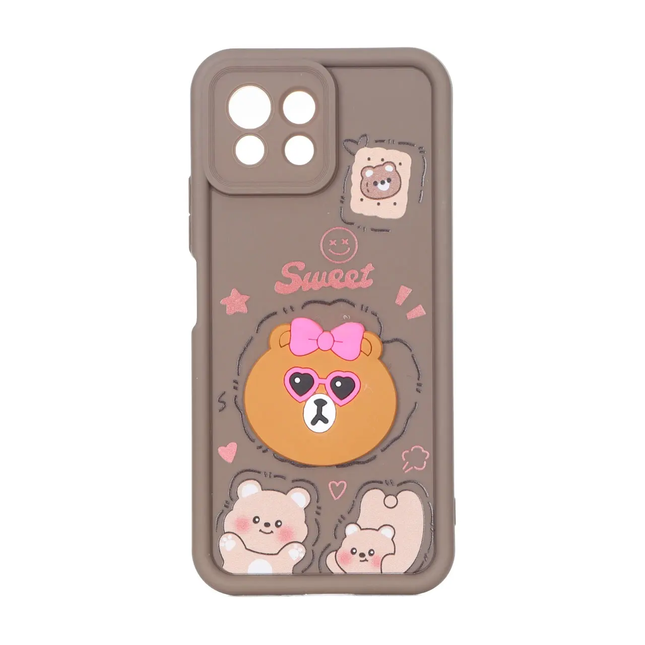قاب طرح Solid Case پاپ سوکت عروسکی برجسته مناسب برای شیائومی Mi 11 Lite