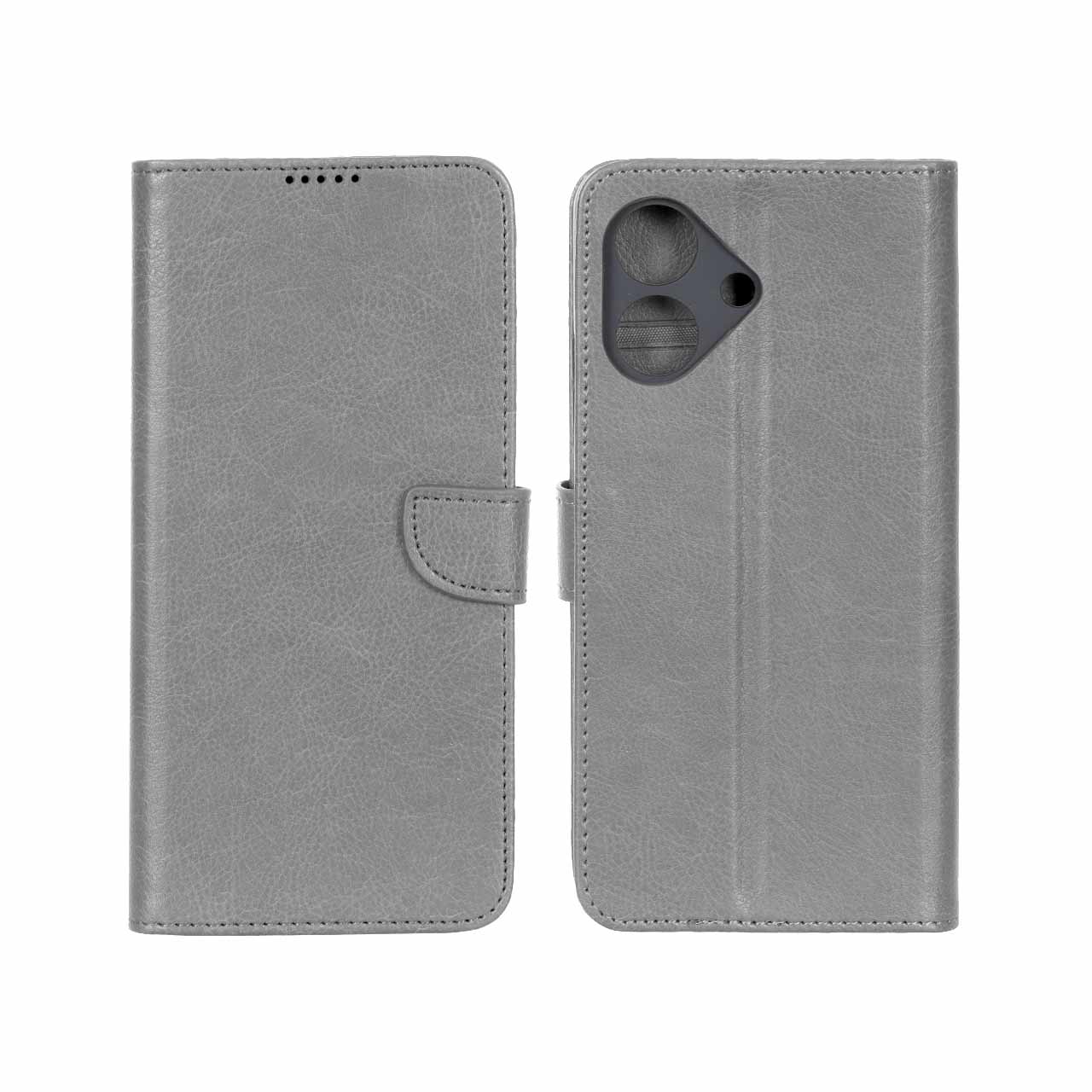 کیف چرمی مگنتی محافظ لنزدار KRF مناسب برای Honor Play 10 طوسی