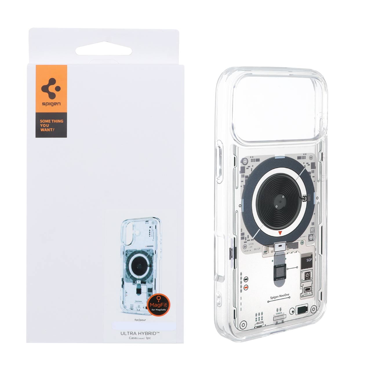 قاب مگ سیف Spigen Neo One طرح شفاف برای Apple iPhone 17 Pro Max