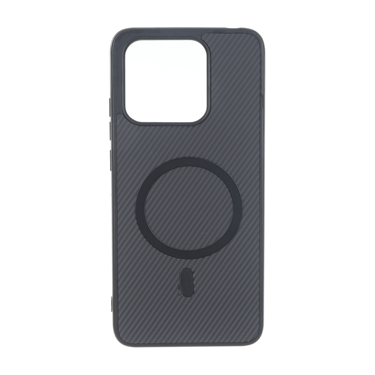 قاب هاشور MagSafe فلزی Xiaomi Redmi 10C / Redmi 10 Power / Poco C40 - مشکی